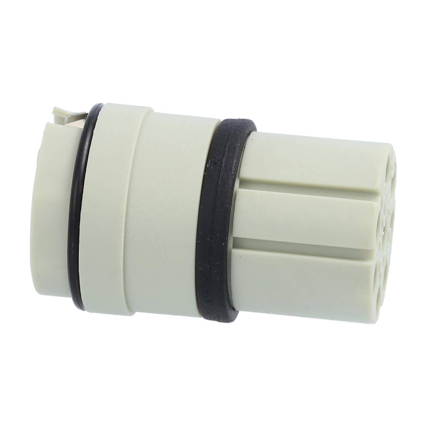 HARTING R15 Crimp-Kontakteinsatz Buchse Crimpanschluss, Polzahl 7+PE 250V, 10A, Farbe kieselgrau RAL 7032 - 1 Stück
