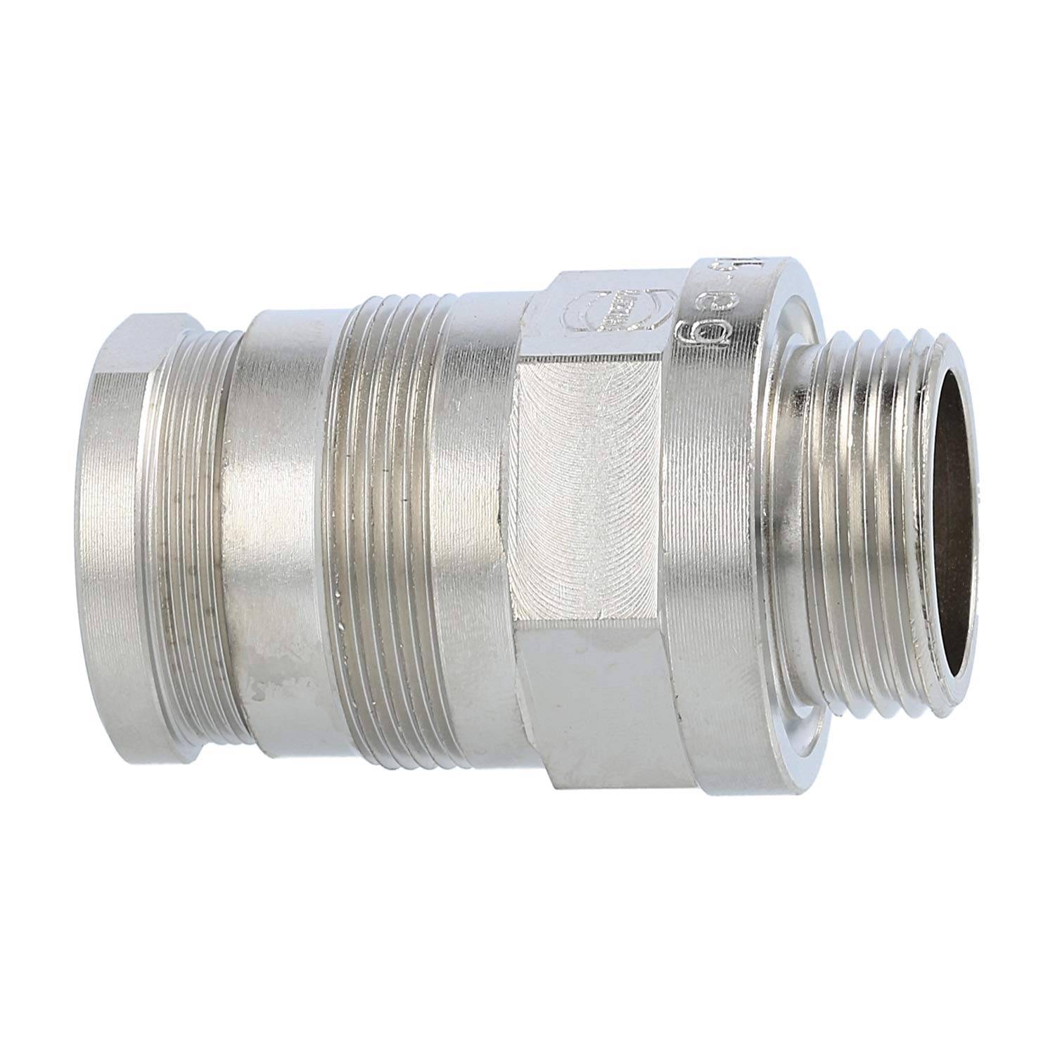 HARTING R15 Gerätesteckverbinder gerade Stift / Buchse Vorderwand Farbe silber - 1 Stück