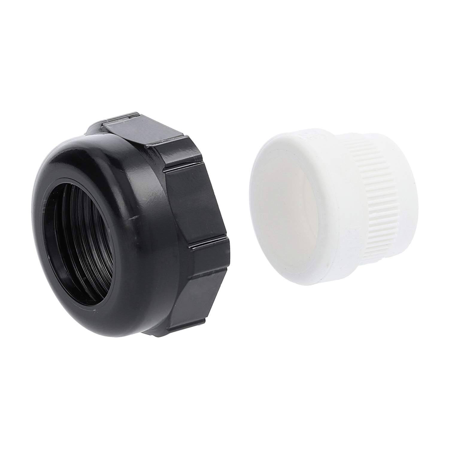 HARTING Q-Halbverschraubung PG16x1,41 Kunststoff Farbe tiefschwarz RAL 9005 - 1 Stück