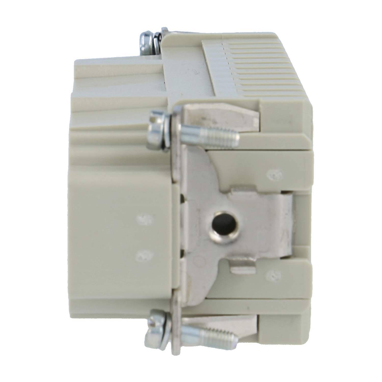 HARTING Han 10HvE mit 2 Schaltkontakte Stifteinsatz (M) Crimpanschluss, 12-polig 10/2+PE 830V - 500V Steuerkontakt, 16A