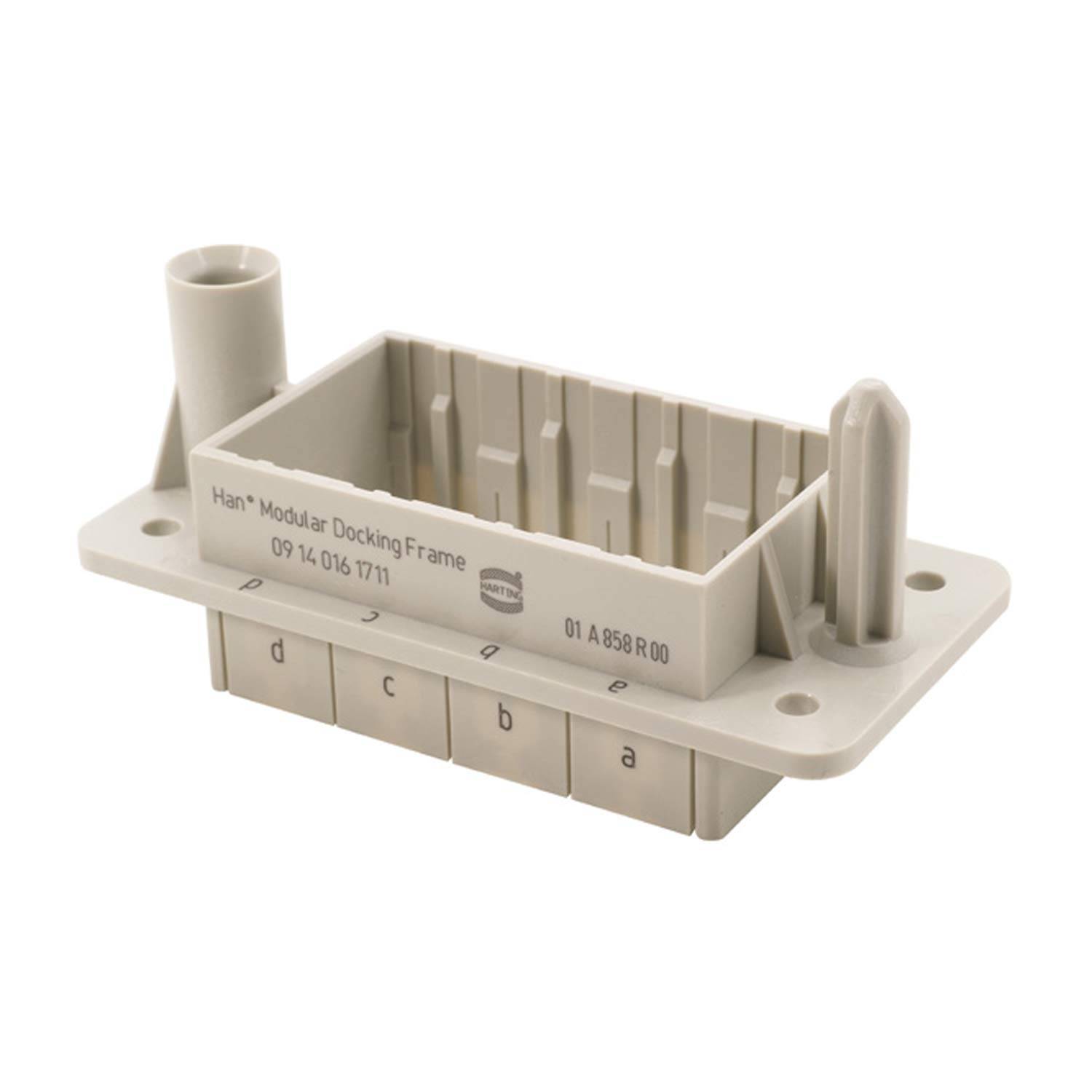 HARTING Han Andockrahmen, fest montiert, 4 Module (F) Temperaturbereich -40°C bis 125°C Steckzyklen >=10000, Schutzart