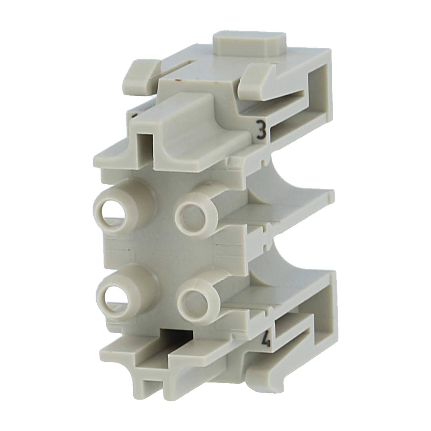 HARTING Han SC Modul mit Keramikferrule Buchseneinsatz (F) 4-polig Steckzyklen >=500 - 1 Stück