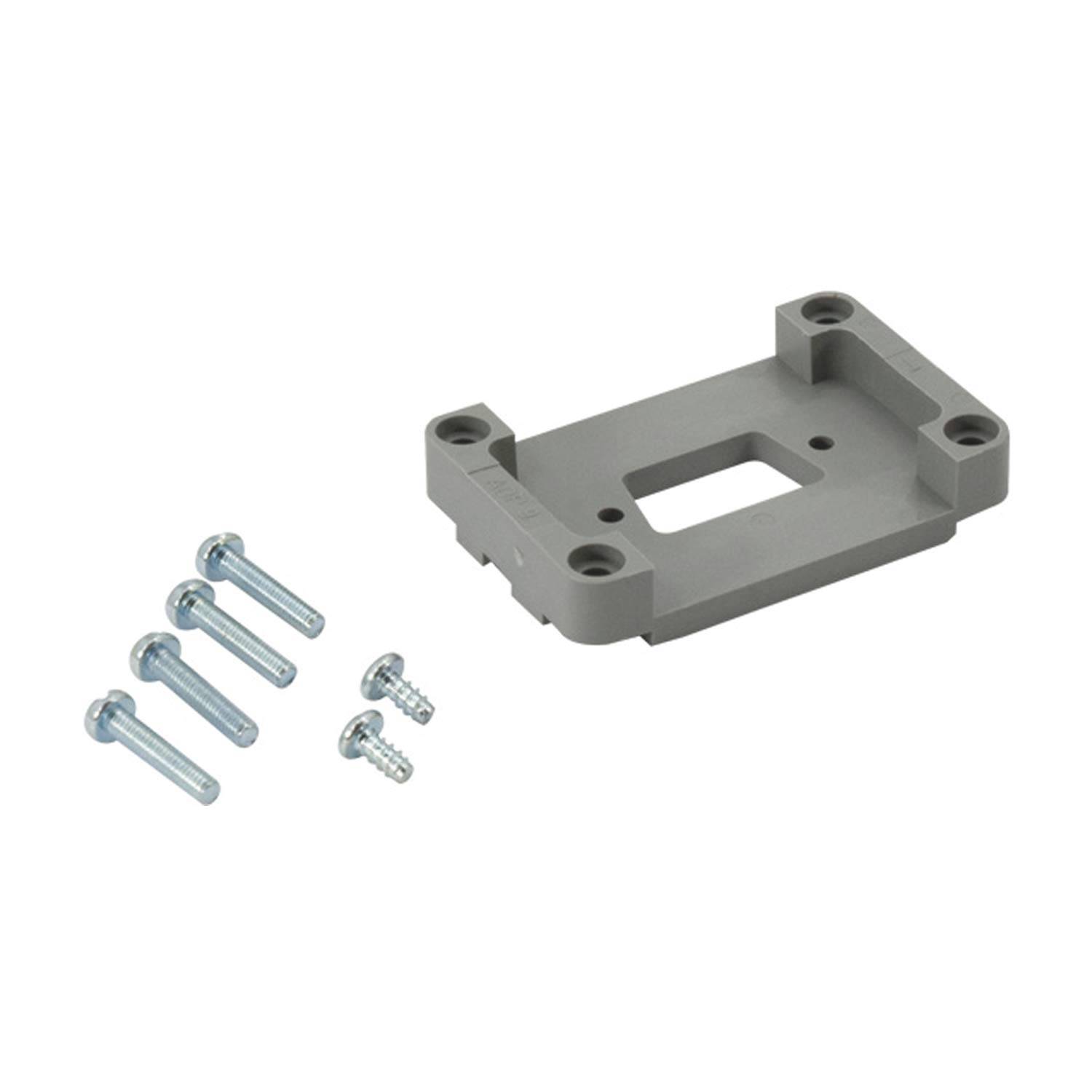 HARTING Han 6B D-Sub Adapterplatte für D-Sub 9-polig passend für 6B Gehäuse Werkstoff Kunststoff - 1 Stück