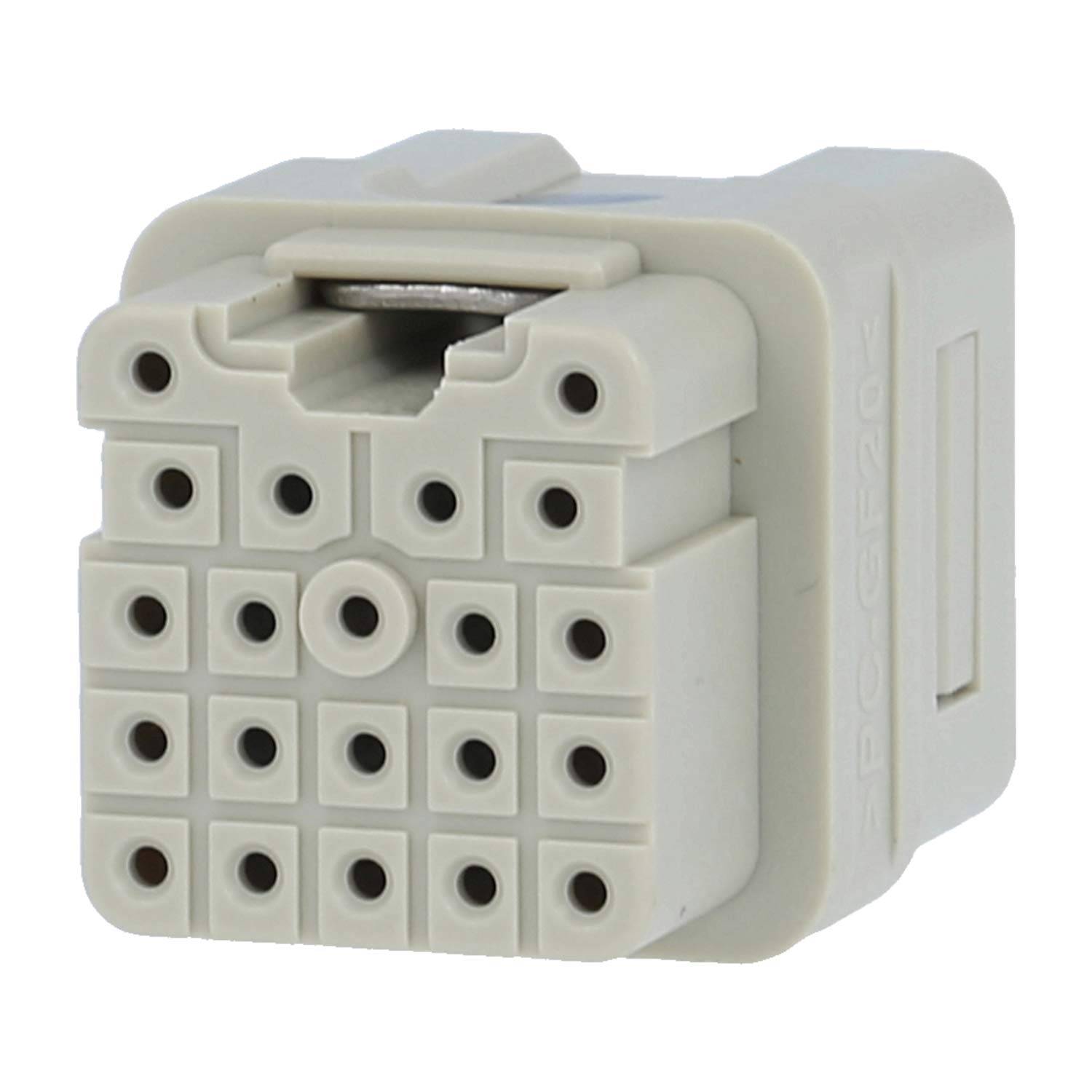 HARTING Han Q21/0 Buchseneinsatz (F) Crimpanschluss, 21-polig AC 50V / DC 120V, 6,5A - 1 Stück