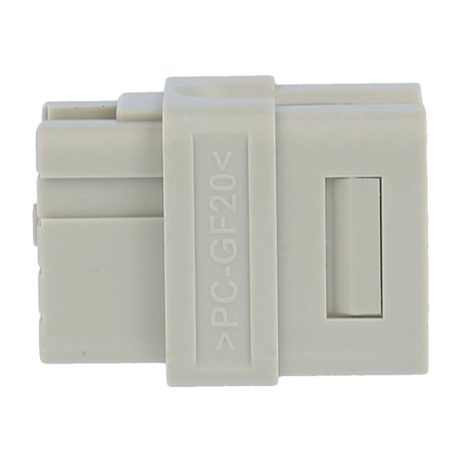 HARTING Han Q21/0 Buchseneinsatz (F) Crimpanschluss, 21-polig AC 50V / DC 120V, 6,5A - 1 Stück