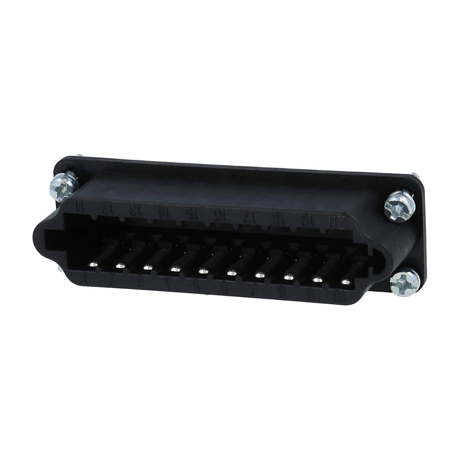 HARTING Han STAF20 Stifteinsatz (F) Lötanschluss, 20-polig AC 25V / DC 60V, 10A - 1 Stück