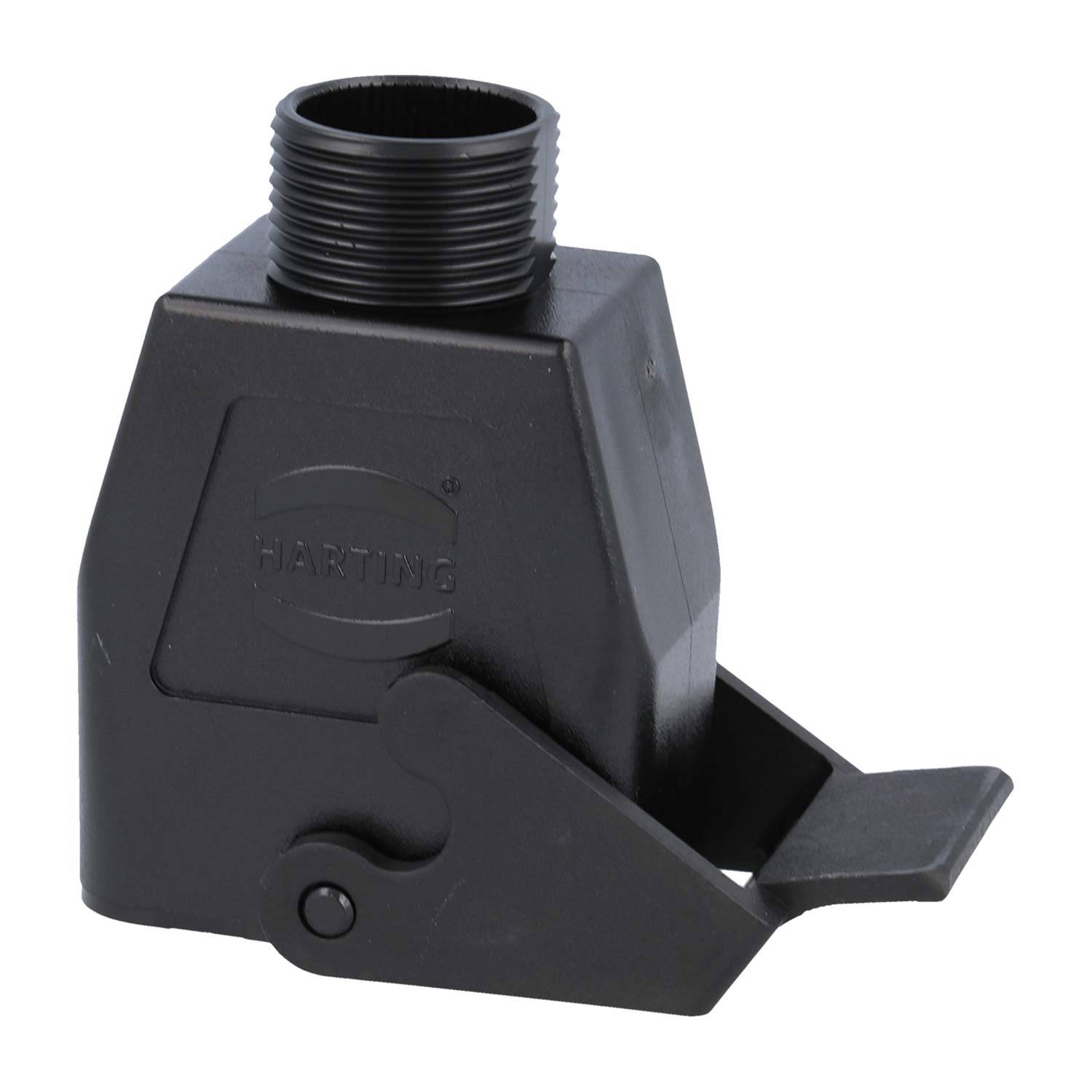 HARTING Han Q Kupplungsgehäuse, 1xPG16 gerader Kabelabgang, mit 1 Bügel Halbverschraubung Klemmbereich 11,5mm-15,5mm -