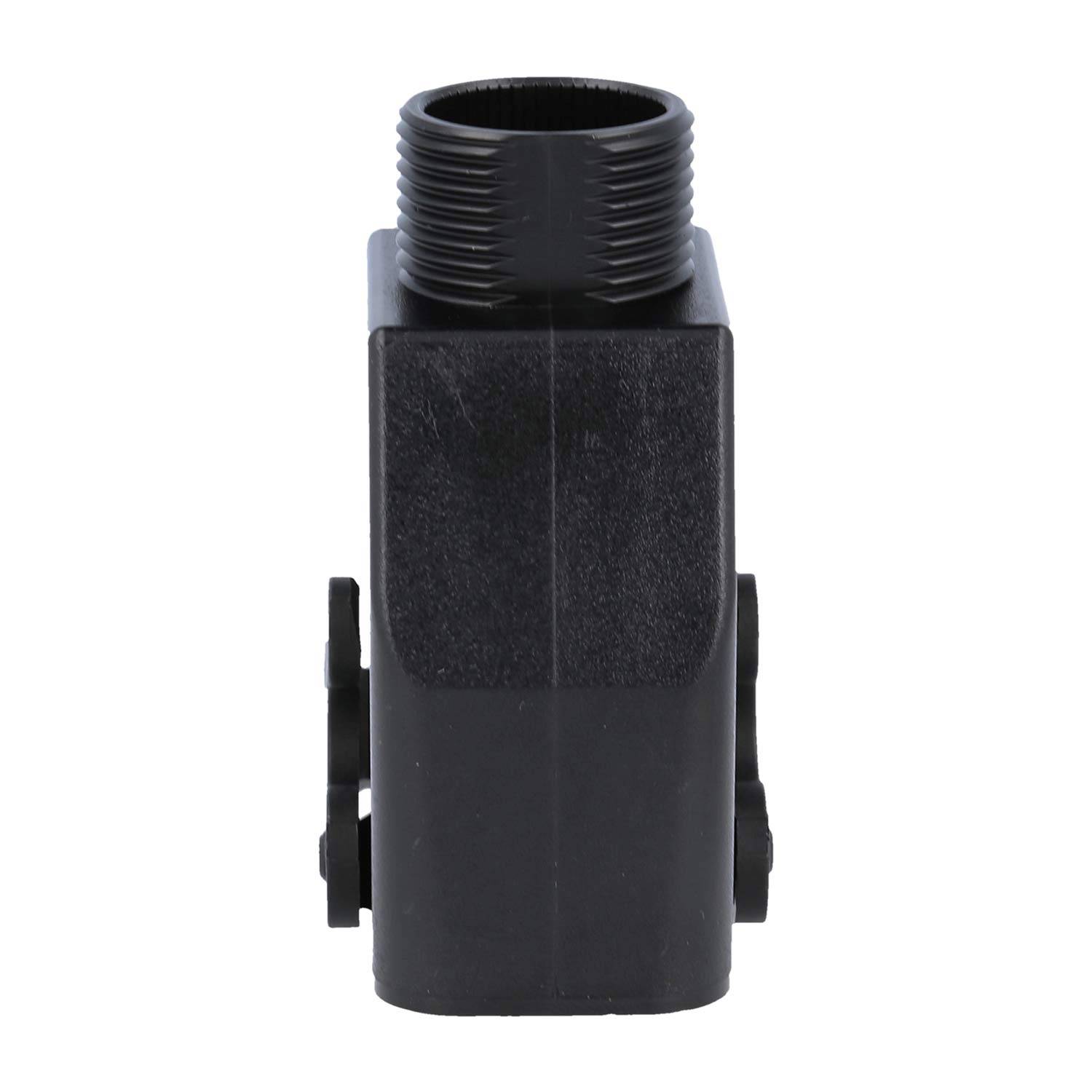 HARTING Han Q Kupplungsgehäuse, 1xPG16 gerader Kabelabgang, mit 1 Bügel Halbverschraubung Klemmbereich 11,5mm-15,5mm -