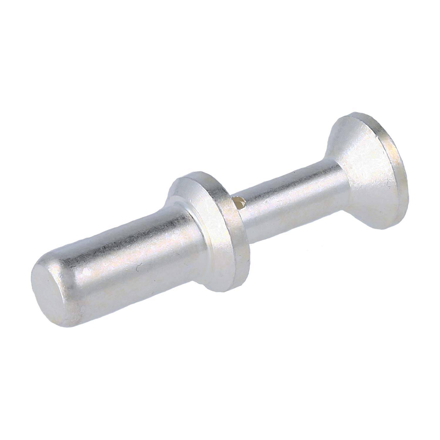 Ein metallischer, zylindrischer Stift mit ausgestelltem Ende, der üblicherweise zum Ausrichten und Sichern von mechanischen Teilen oder Komponenten verwendet wird.