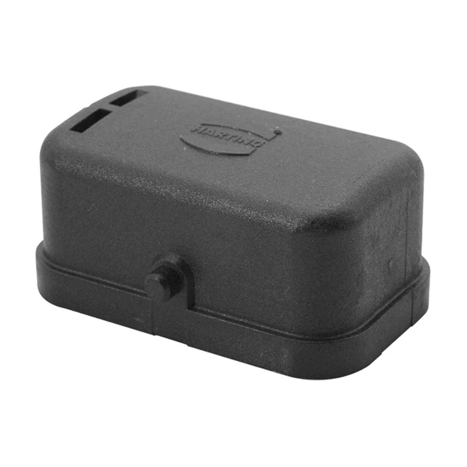 HARTING Schutzkappe Compact (Q) für 1 Bügel am Unterteil ohne Verliersicherung mit montiertem Buchseneinsatz - 1 Stück