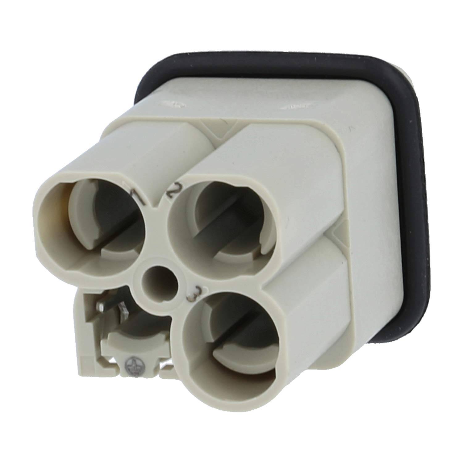 HARTING Han Q3/0 Stifteinsatz (M) Crimpanschluss, 3-polig+PE 400V, 40A - 1 Stück