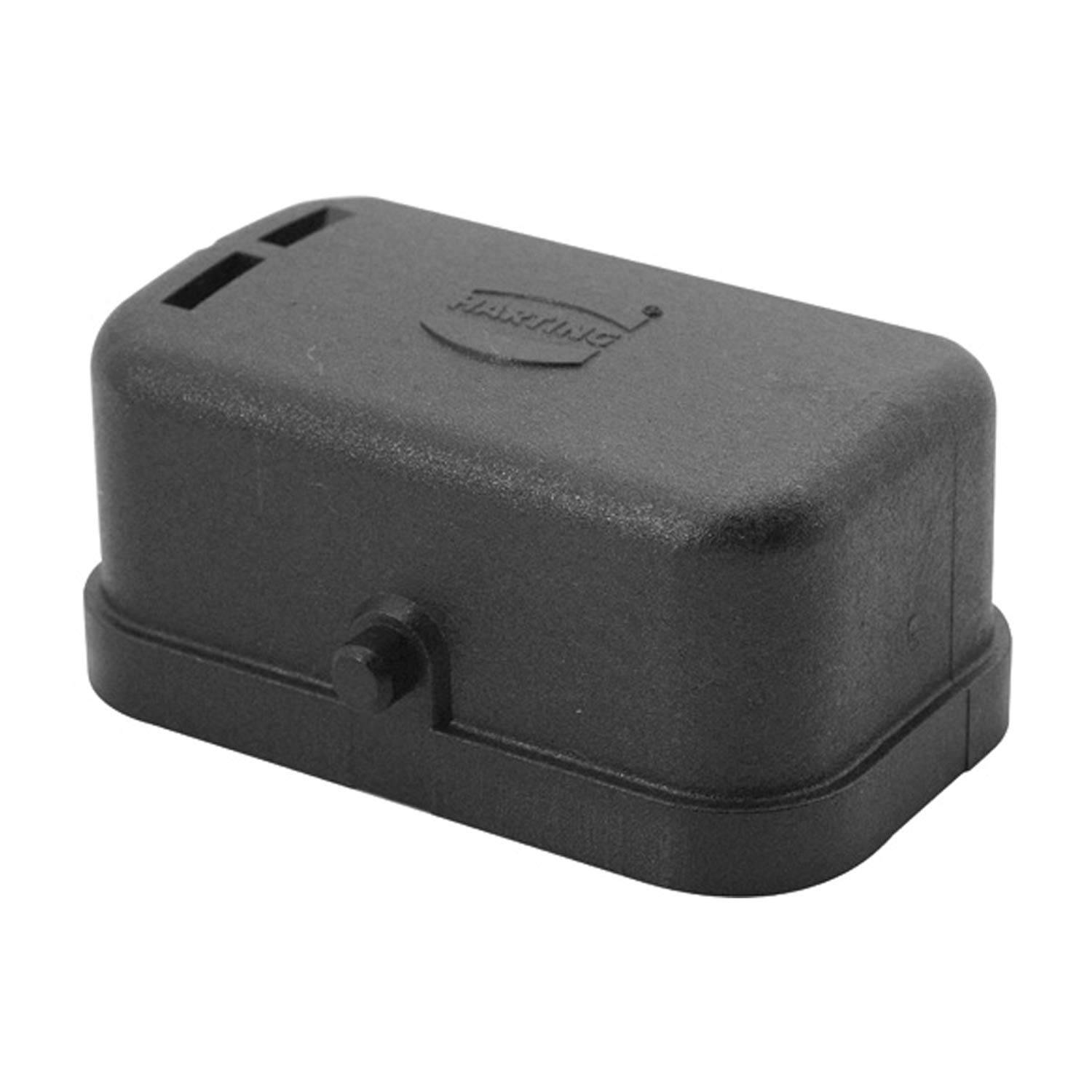 HARTING Schutzkappe Compact (Q) für 1 Bügel am Unterteil ohne Verliersicherung mit montiertem Stifteinsatz - 1 Stück