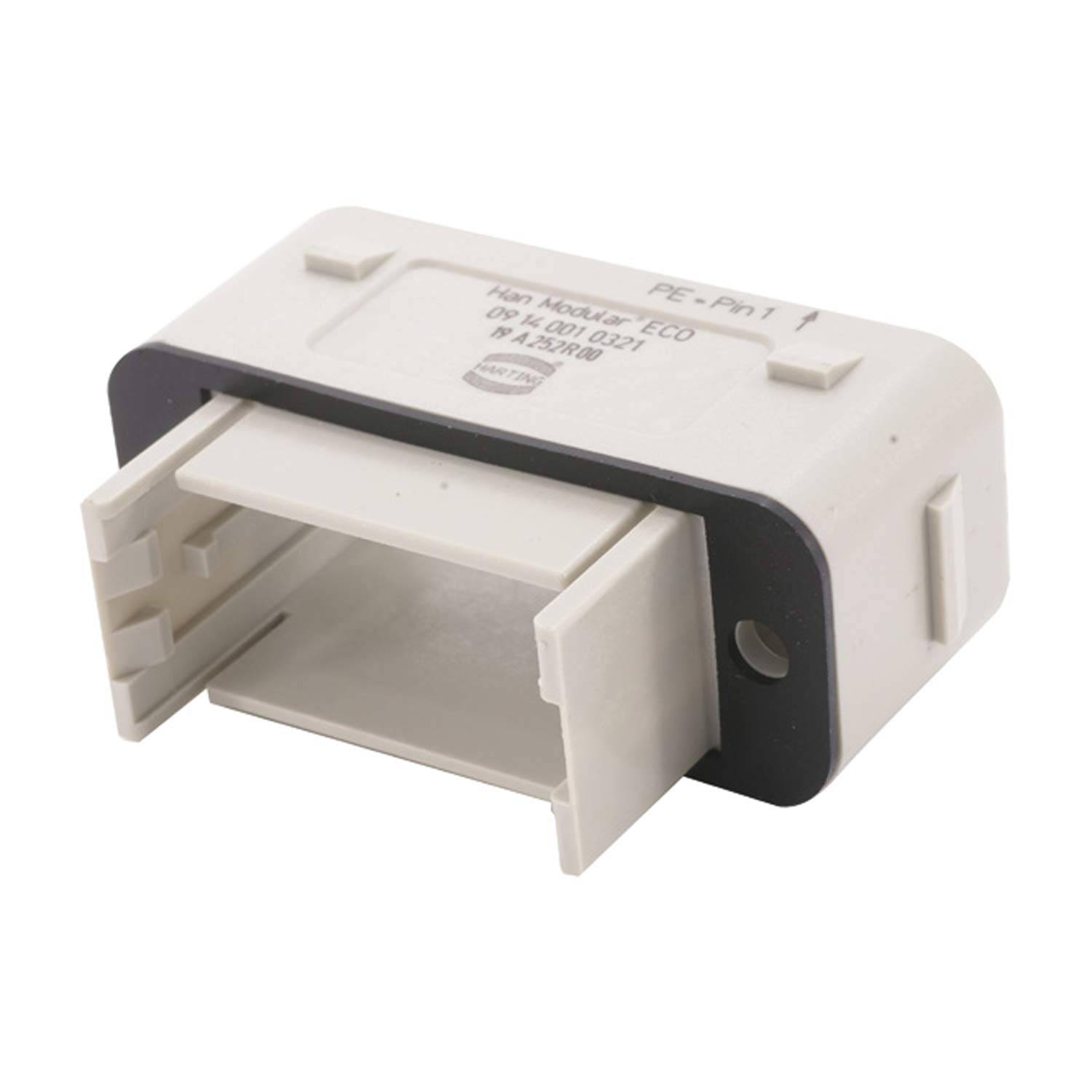 HARTING Han Modular ECO Anbaugehäuse für 2 Klammern (am Oberteil) Schutzart IP65 - 1 Stück