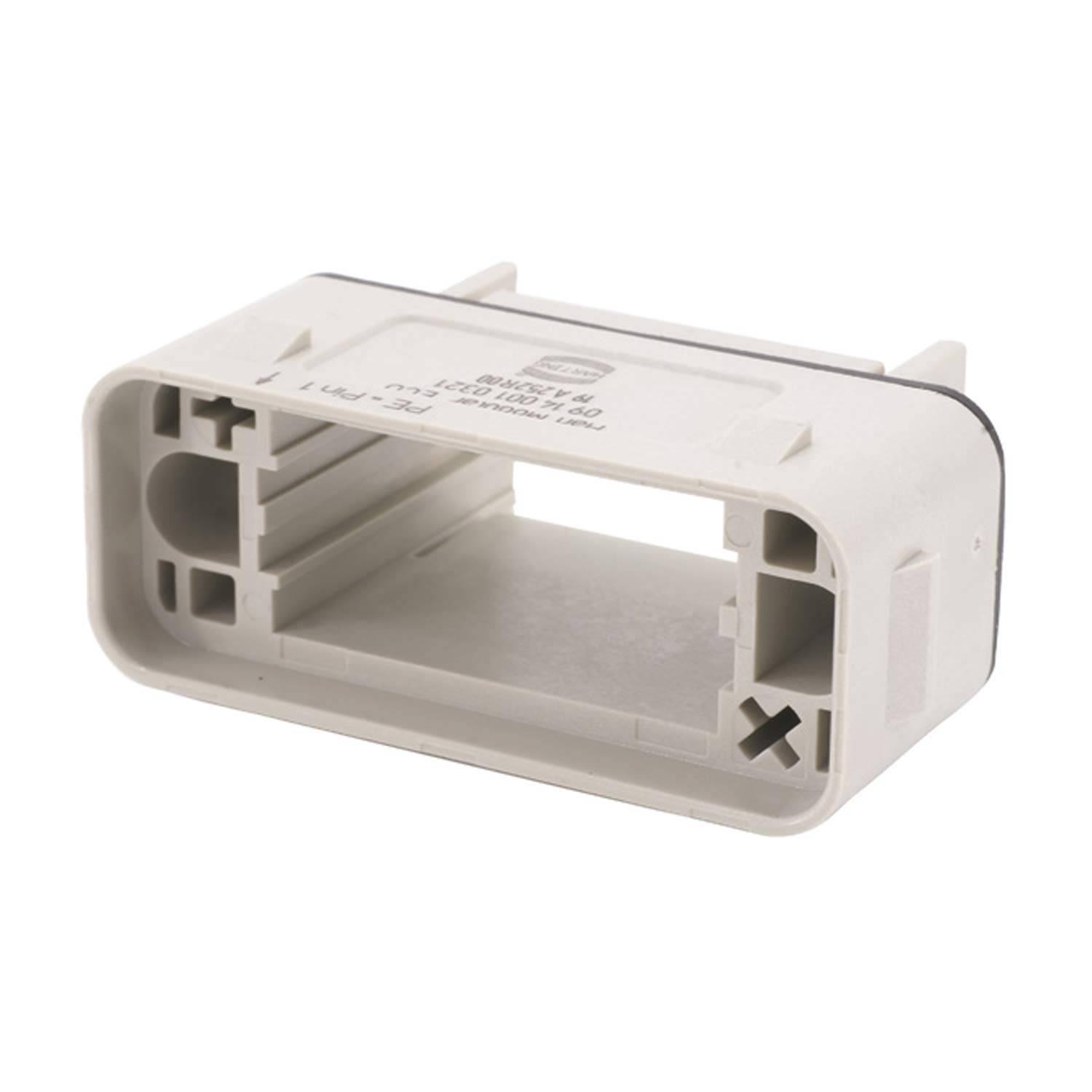 HARTING Han Modular ECO Anbaugehäuse für 2 Klammern (am Oberteil) Schutzart IP65 - 1 Stück