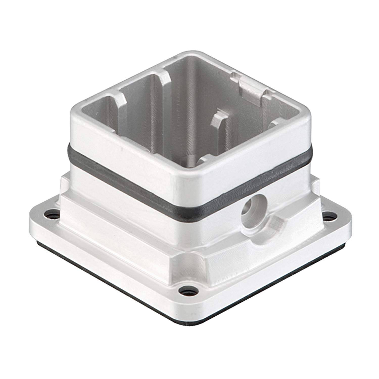 HARTING Han-Yellock 10 Anbaugehäuse gerade Druckknopfverriegelung - 1 Stück