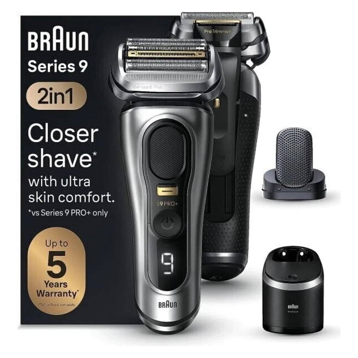 Braun Series 9 Pro+ 9597cc Rasierer silber