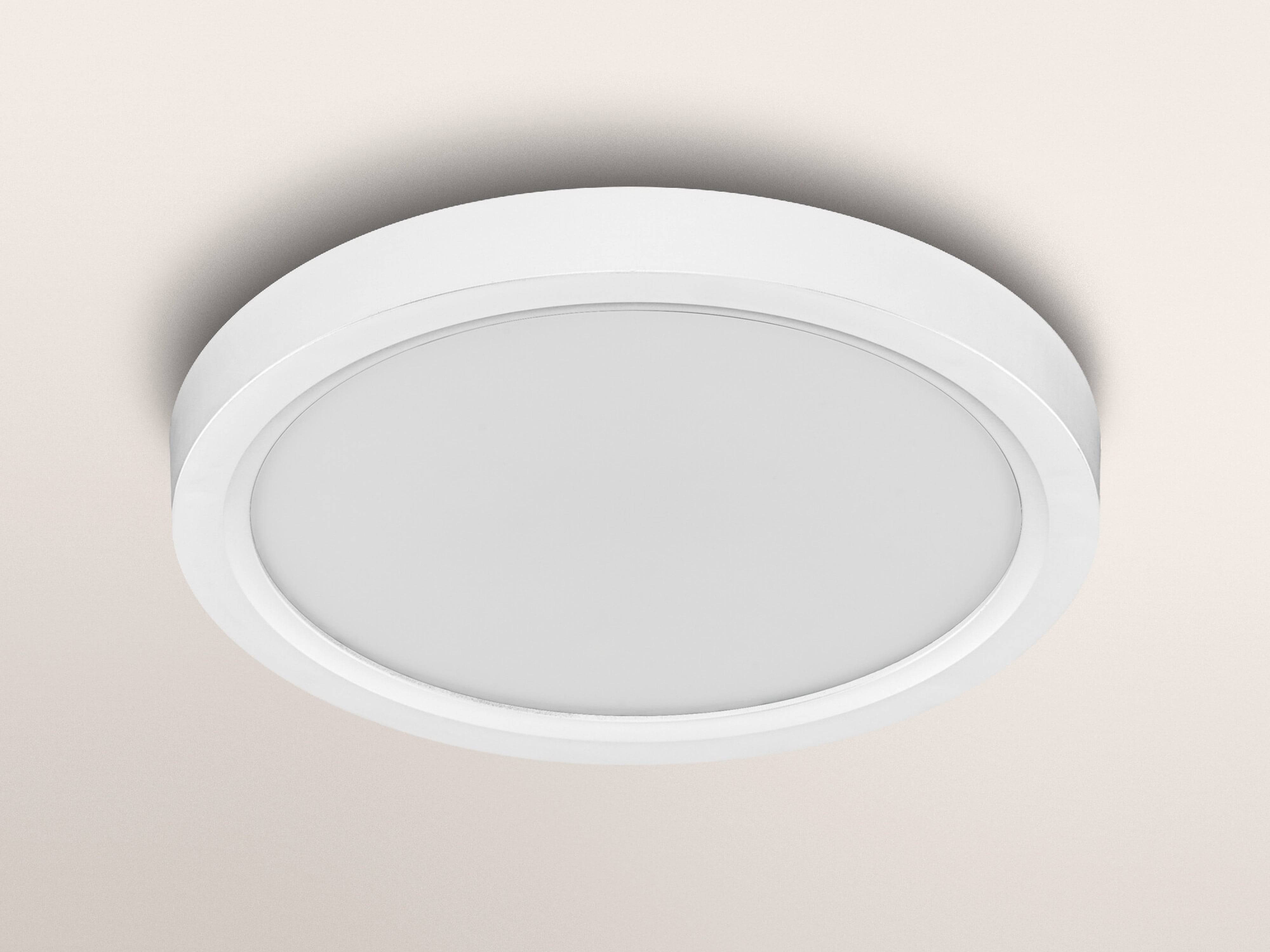 OSRAM LED-Deckenleuchte, 20W, 3000K, 2100lm, warmweiß, IP20, dimmbar, weiß, Ø24,5 cm