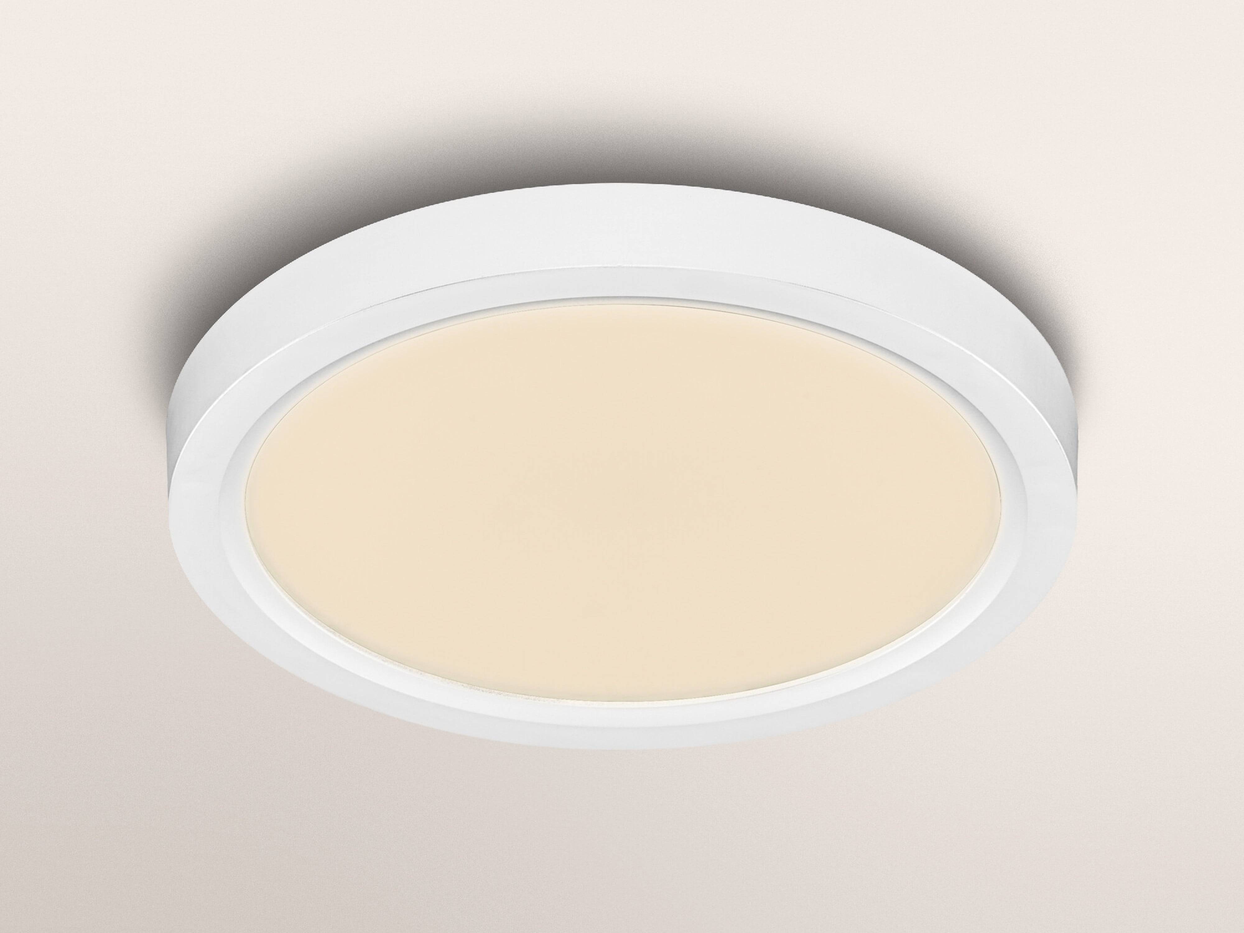 OSRAM LED-Deckenleuchte, 20W, 3000K, 2100lm, warmweiß, IP20, dimmbar, weiß, Ø24,5 cm