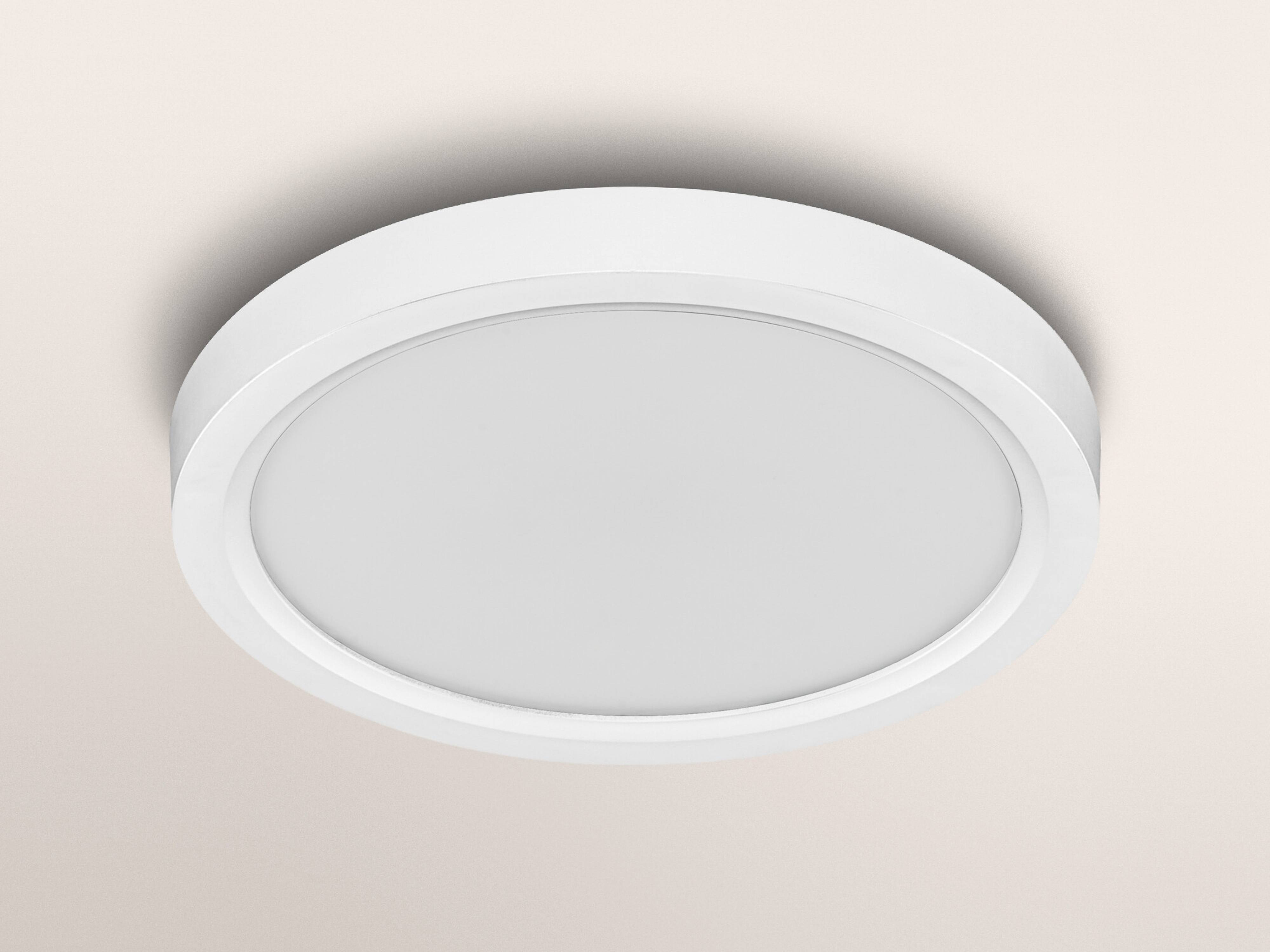 OSRAM LED-Deckenleuchte, 20W, 3000K, 2100lm, warmweiß, IP20, dimmbar, weiß, Ø24,5 cm