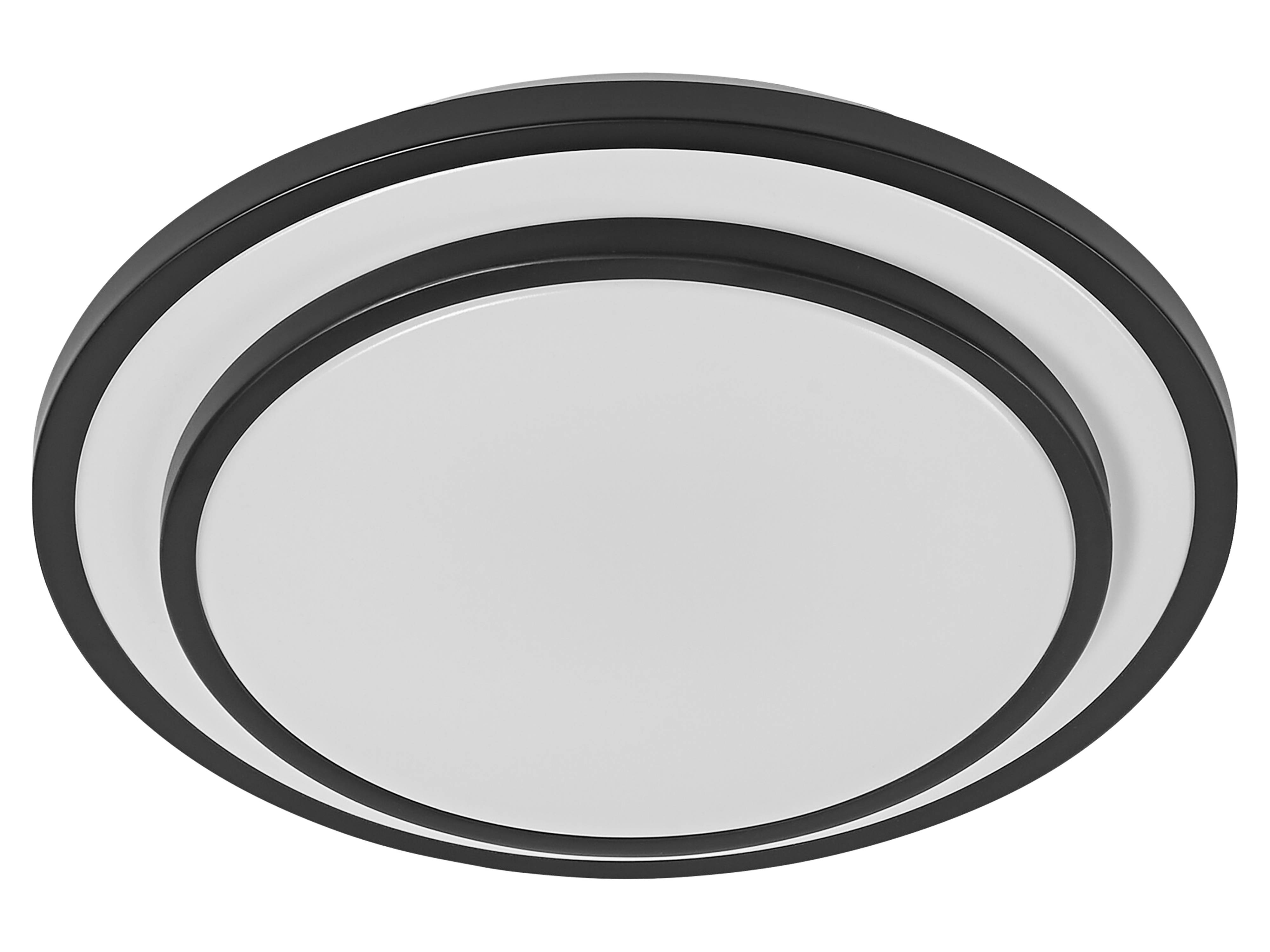 OSRAM LED-Deckenleuchte, 16W, 3000K, 1000lm, warmweiß, IP20, schwarz, Ø30cm