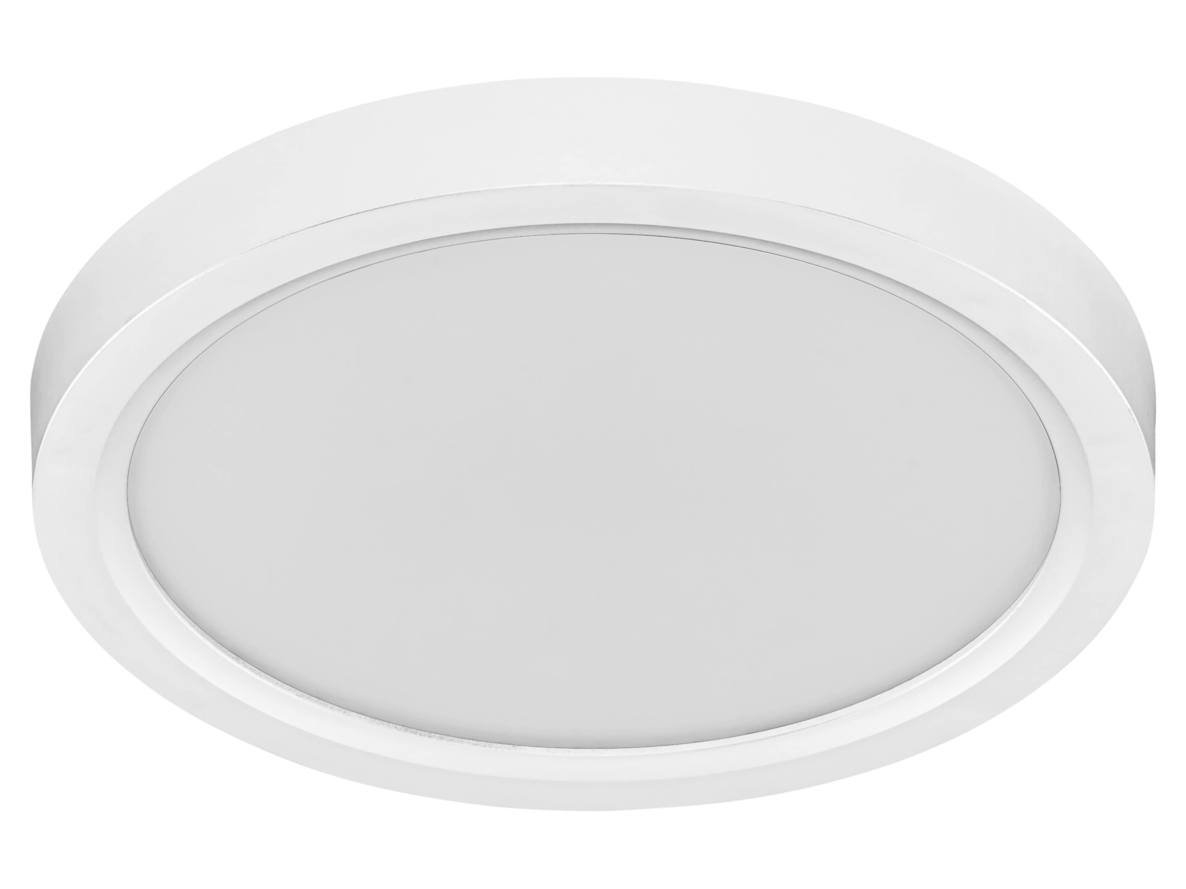 OSRAM LED-Deckenleuchte, 24W, 3000K, 2500lm, warmweiß, IP20, dimmbar, weiß, Ø32 cm