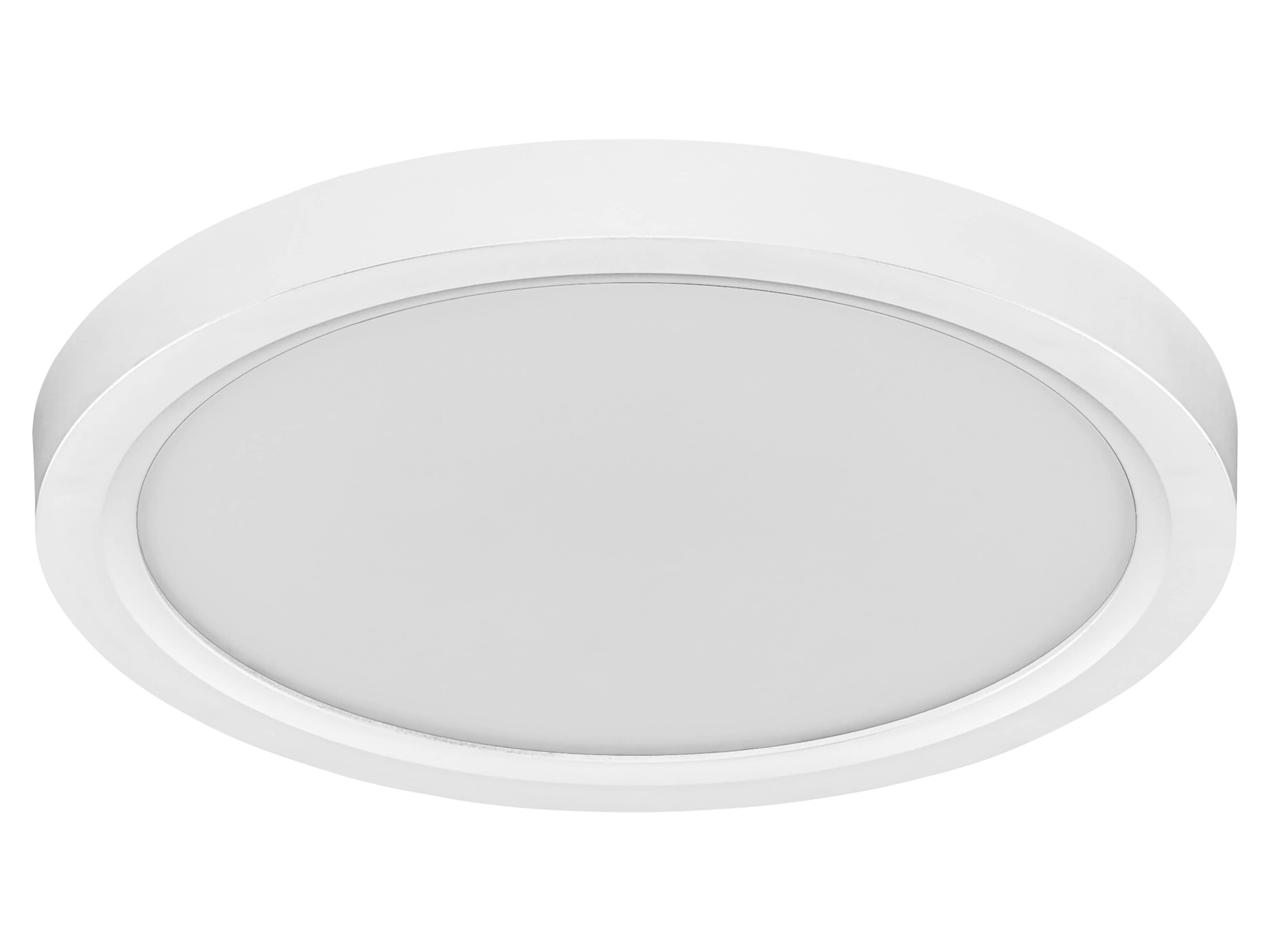 OSRAM LED-Deckenleuchte, 16W, 3000K, 1200lm, warmweiß, IP20, dimmbar, weiß, Ø19,5 cm