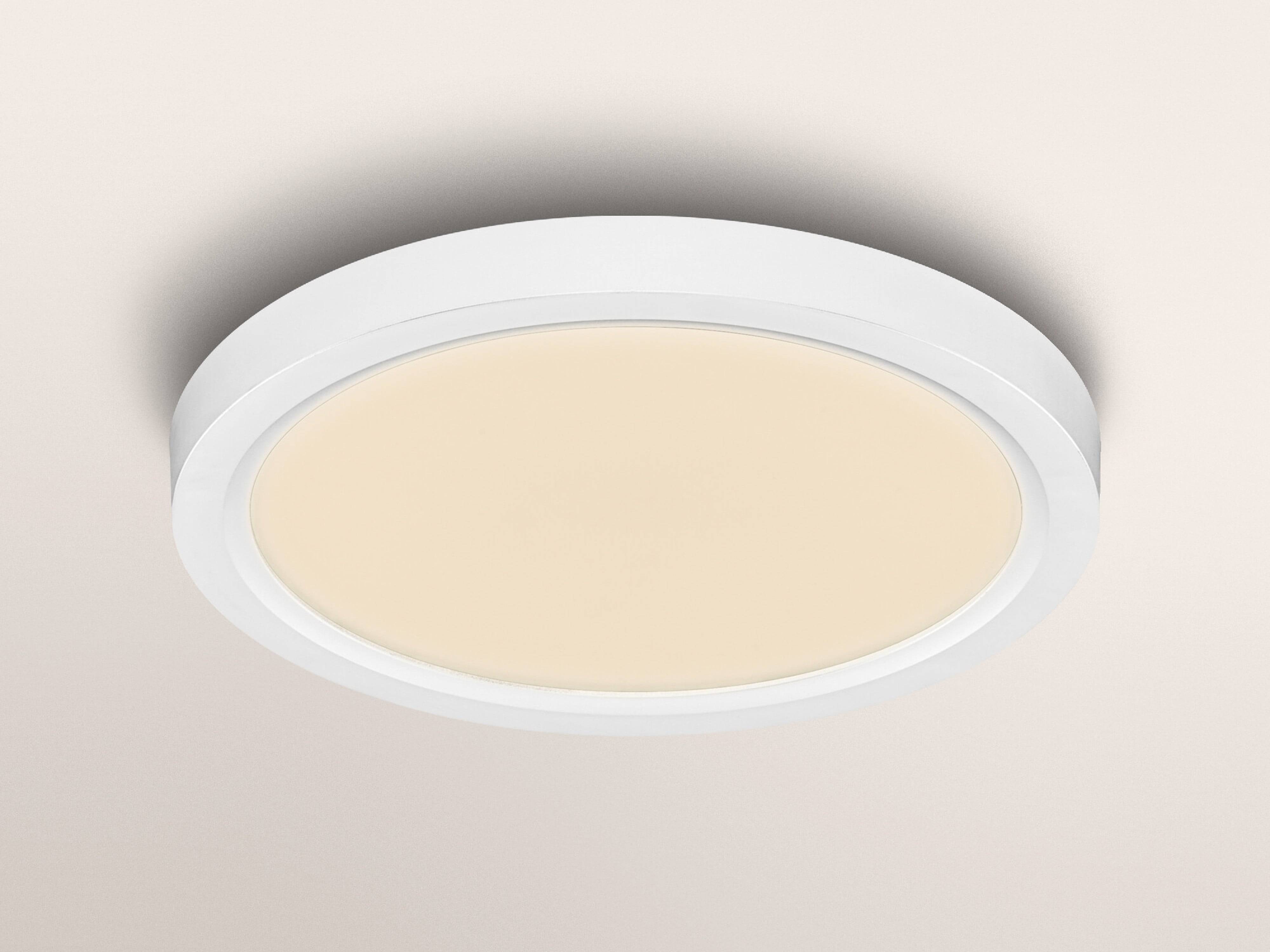 OSRAM LED-Deckenleuchte, 16W, 3000K, 1200lm, warmweiß, IP20, dimmbar, weiß, Ø19,5 cm