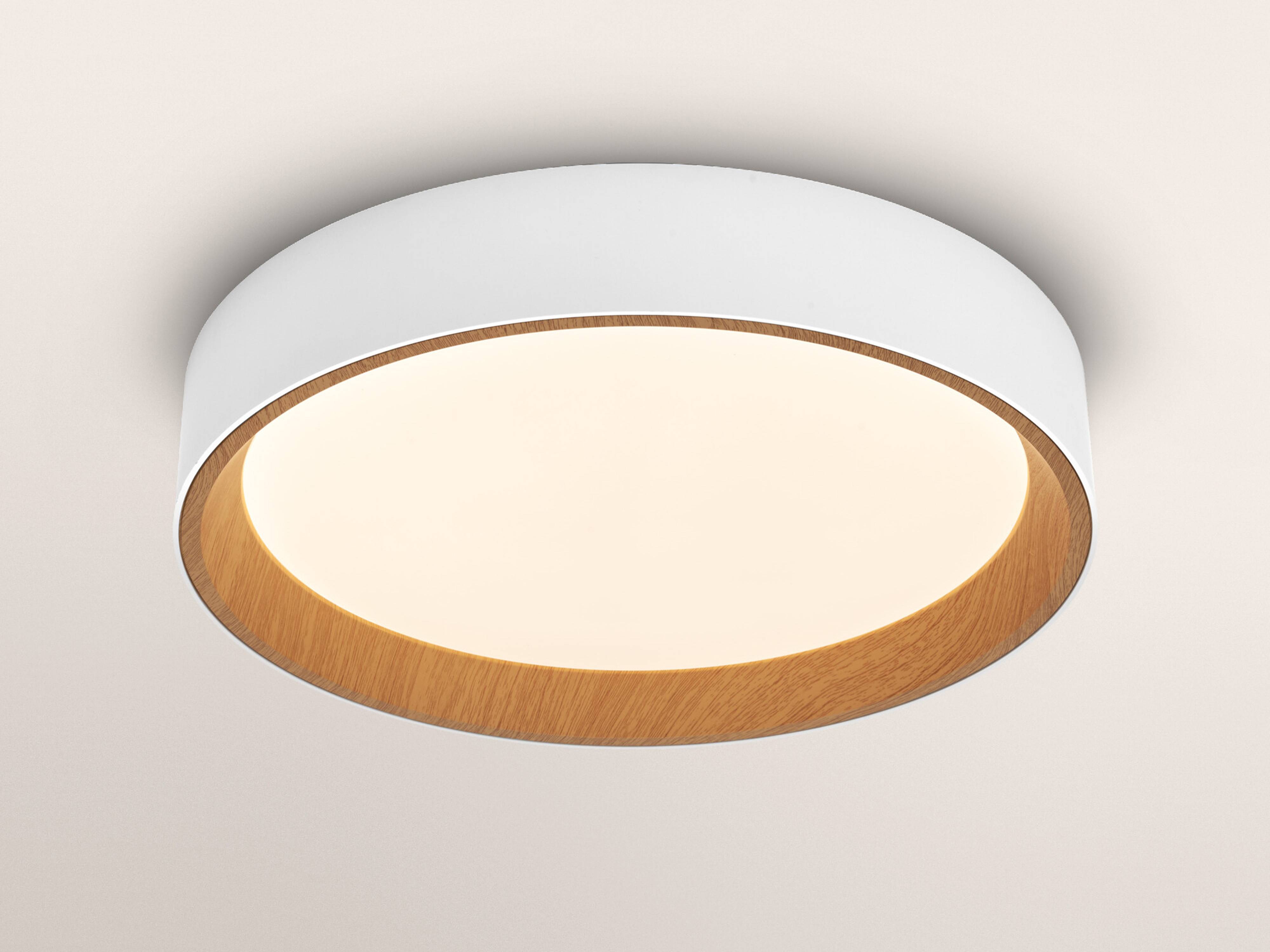 OSRAM LED-Deckenleuchte, 24W, 3000K, 1450lm, warmweiß, IP20, dimmbar, weiß, Ø39cm