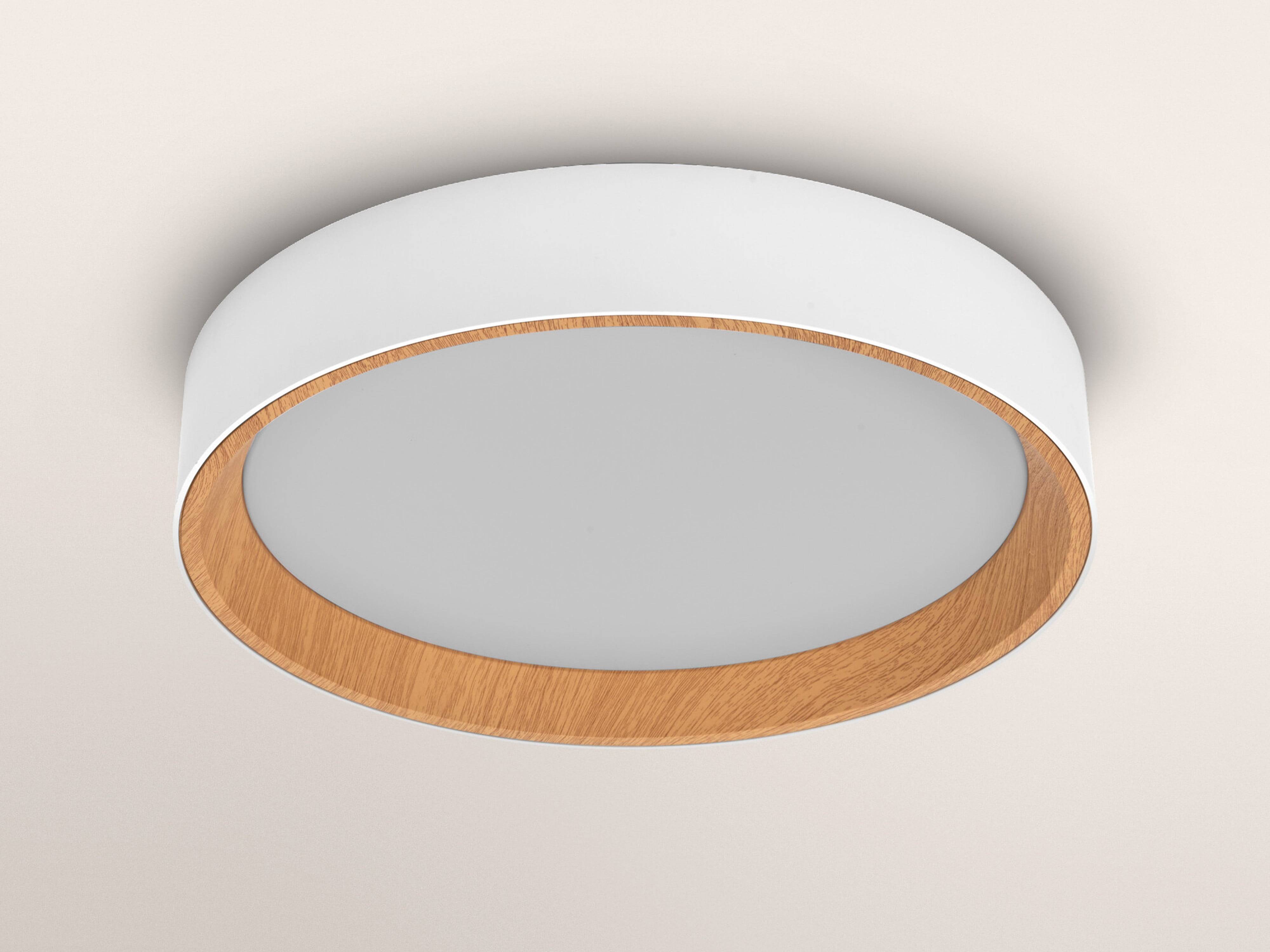 OSRAM LED-Deckenleuchte, 24W, 3000K, 1450lm, warmweiß, IP20, dimmbar, weiß, Ø39cm