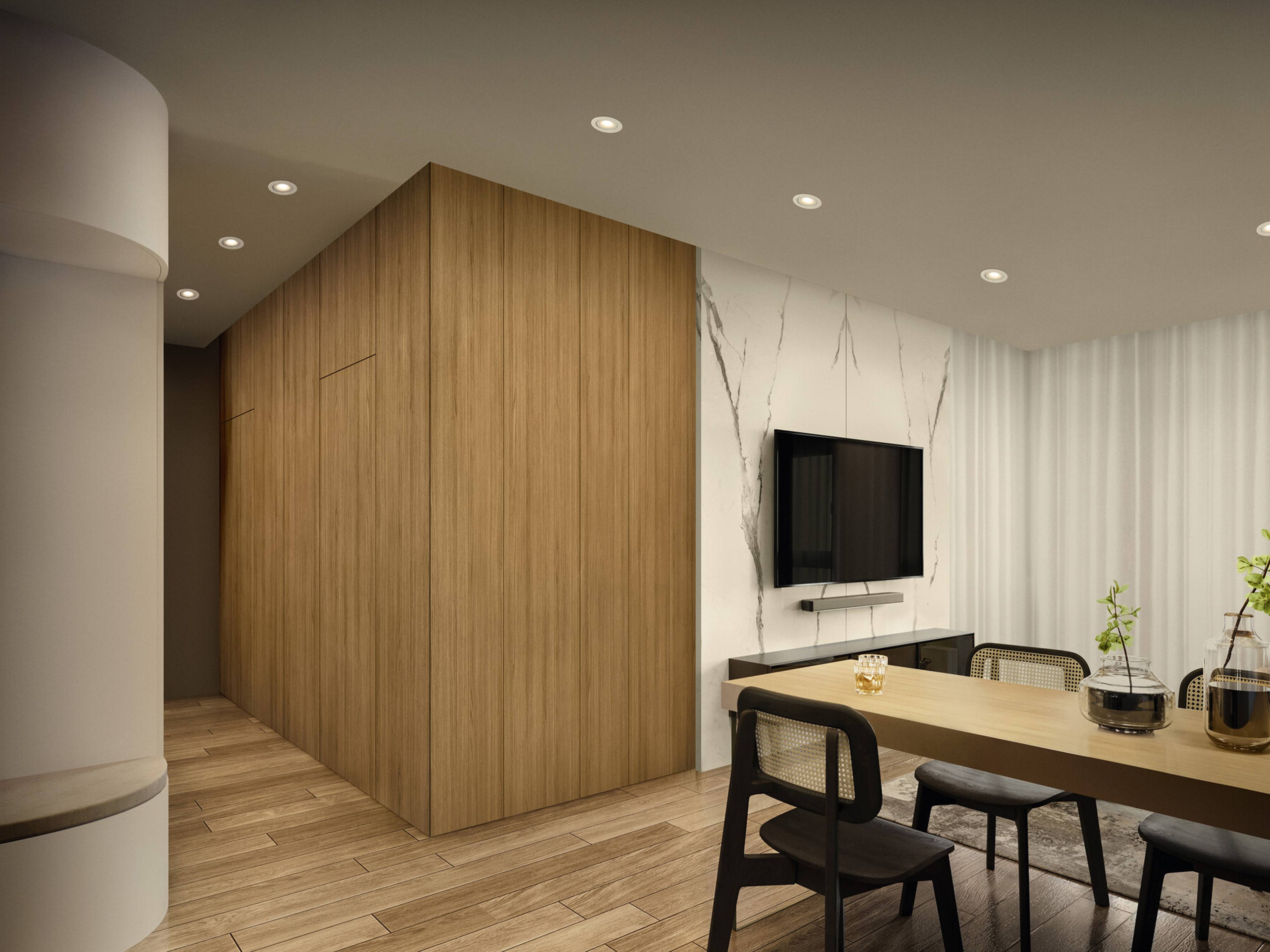 OSRAM LED-Einbauleuchte, 4,9W, 2700K, 220lm, warmweiß, IP20, dimmbar, weiß, 3er Set