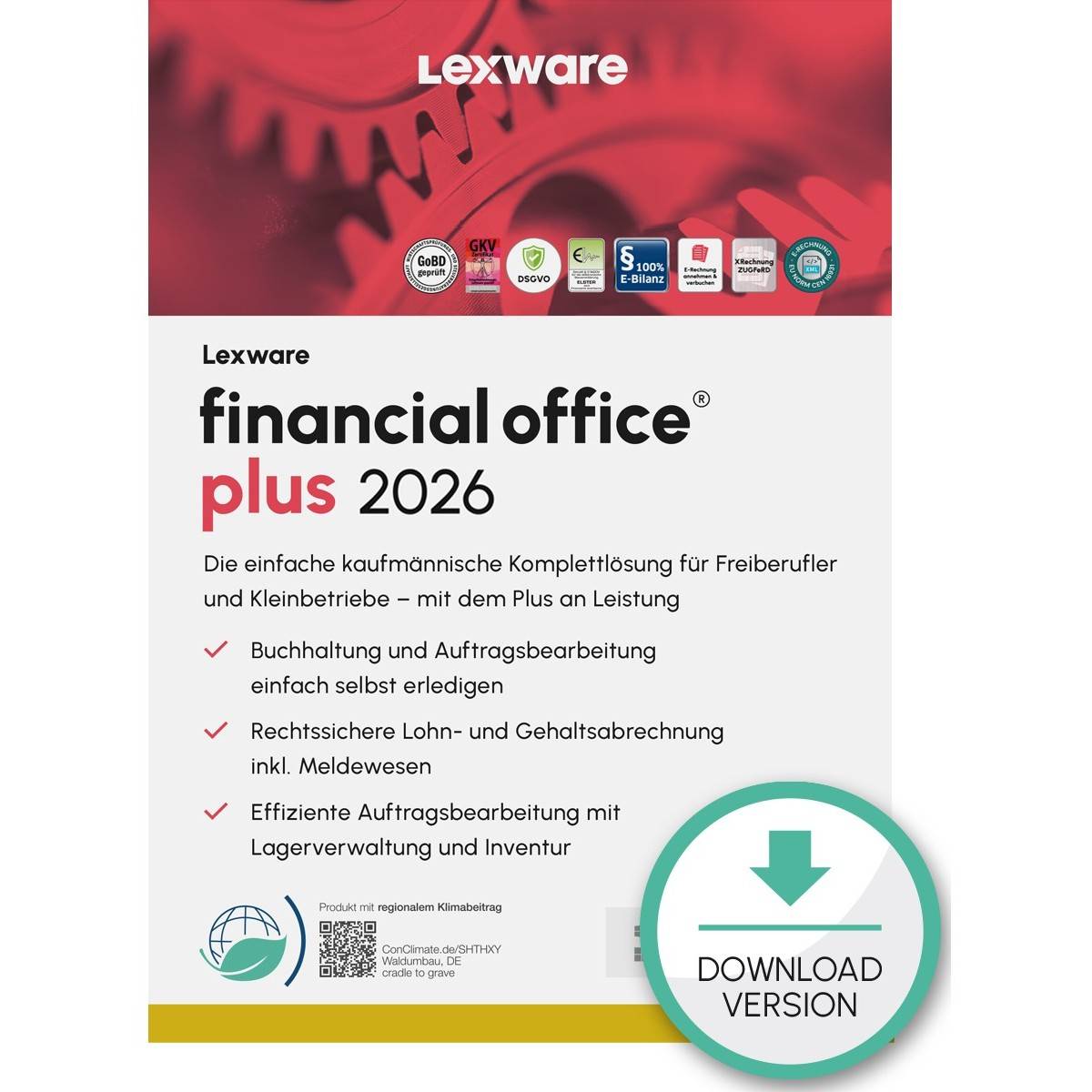 Lexware Financial Office Plus 2026 - 1 Device. 1 Year - ESD-DownloadESD Software ESD-Lizenzen