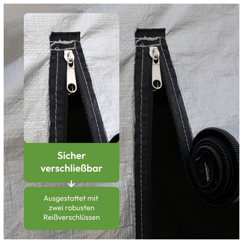 NovaTerra Fahrrad-Garage, anthrazit 120 x 176 x 163 cm