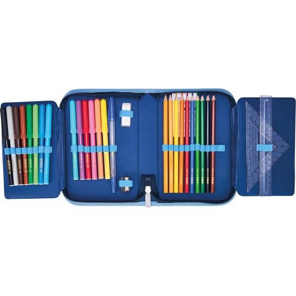 Schüleretui 31-teilig Polyester BxHxT 205x38x140mm Cosmic Explorer