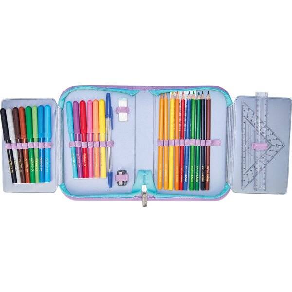 Schüleretui 31-teilig Polyester BxHxT 205x38x140mm Ocean Lights