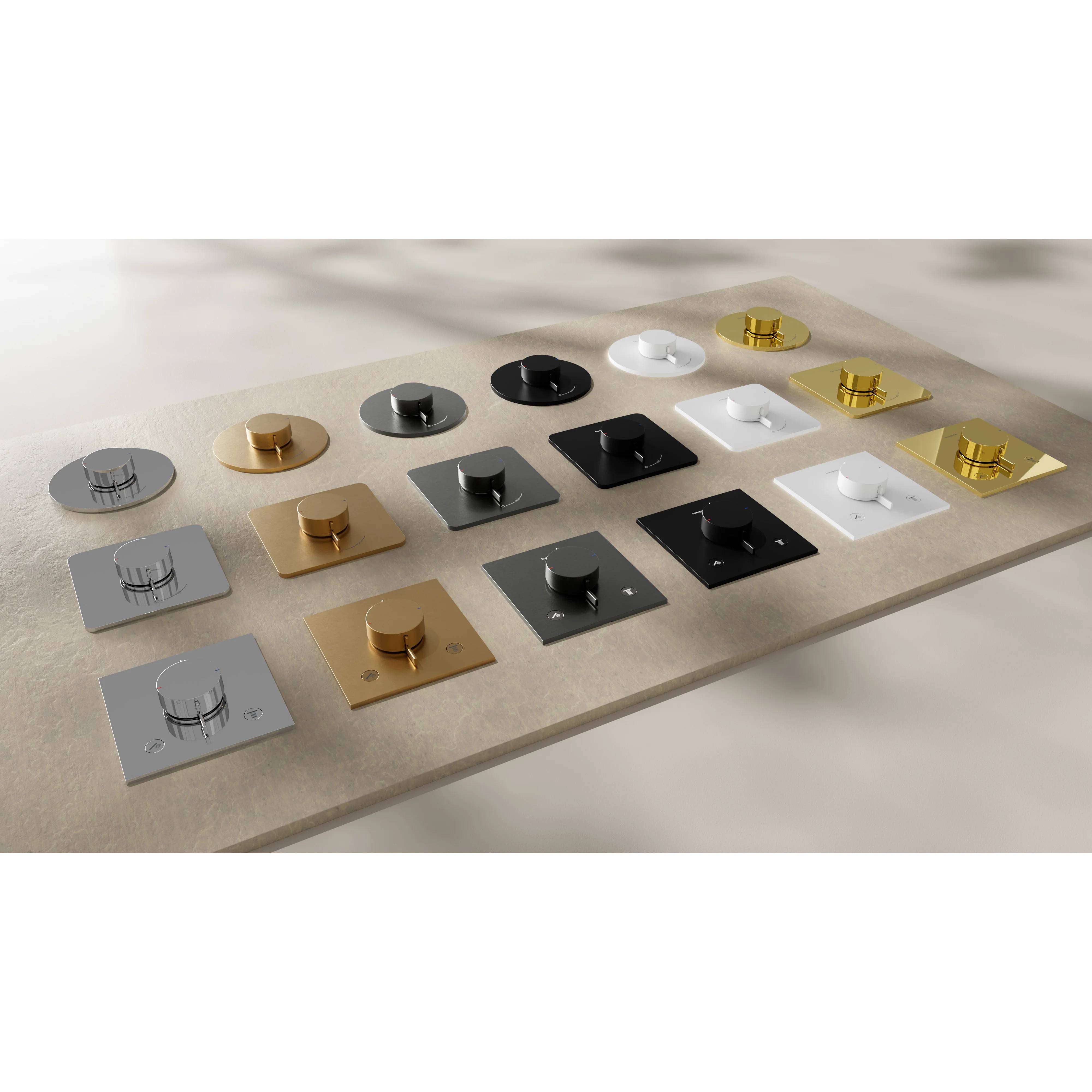 hansgrohe Thermostat UP Ecostat Comfort E Fertigset 2 Verbraucher BBR, 1 Stk.