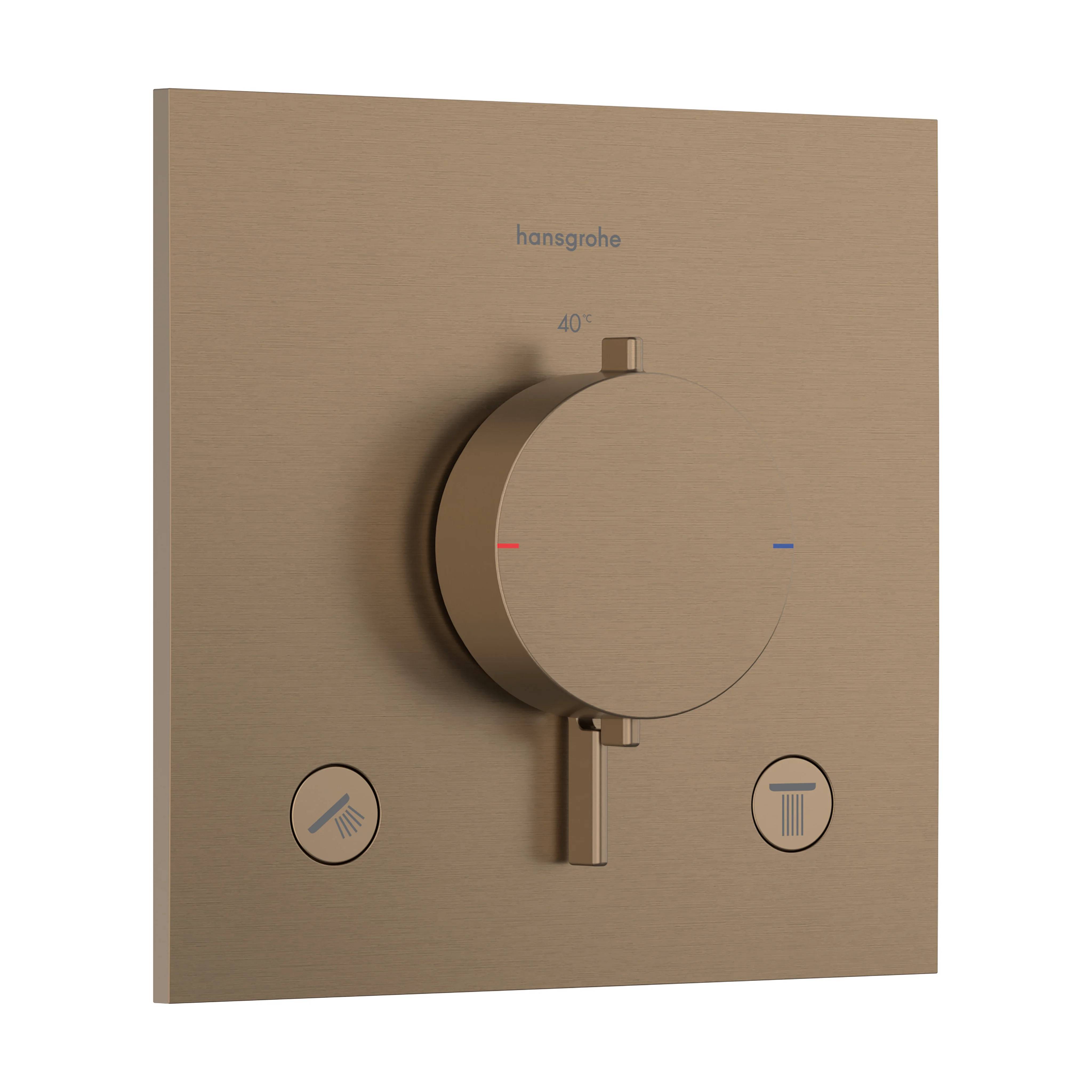hansgrohe Thermostat UP Ecostat Comfort E Fertigset 2 Verbraucher BBR, 1 Stk.