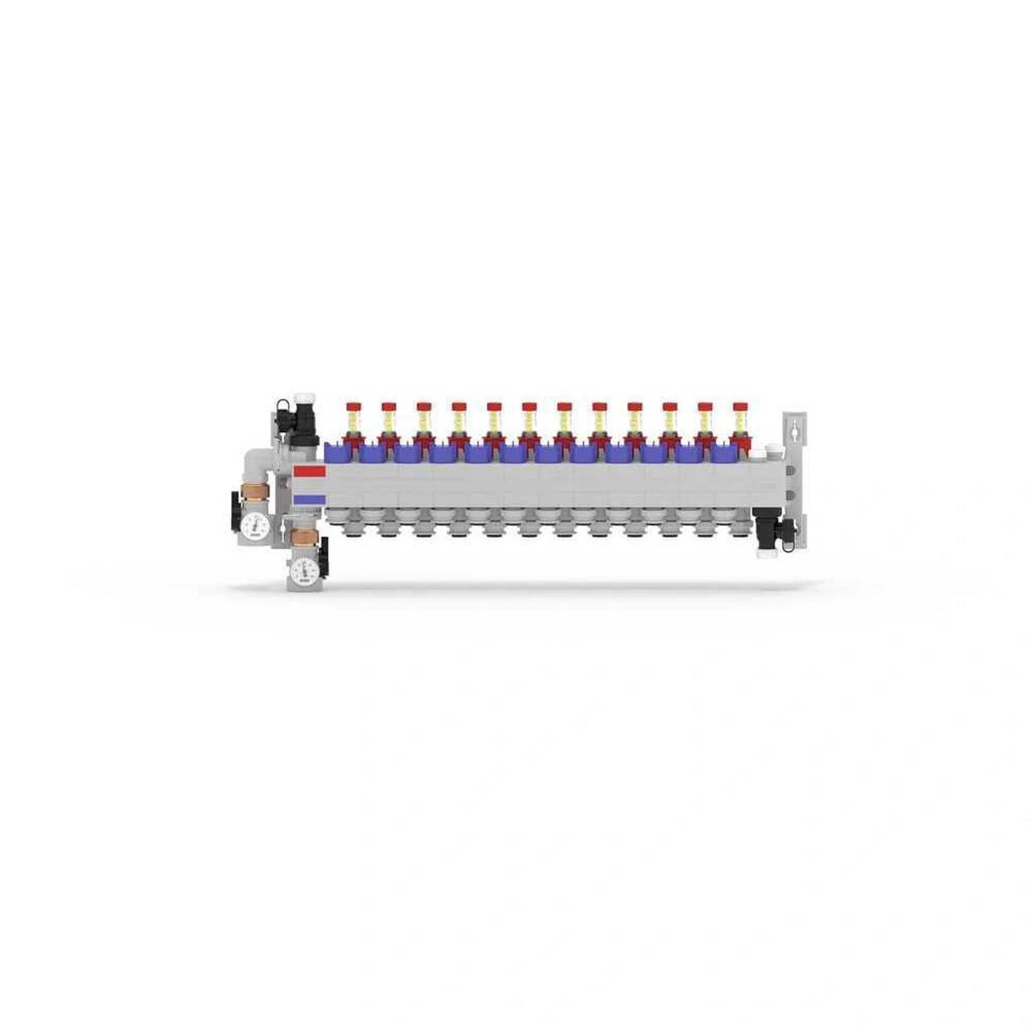 REHAU RAUTHERM SPEED, Verteiler, HKV-D Polymer, 12 Kreise, Konnektor 17, 1 Stk.
