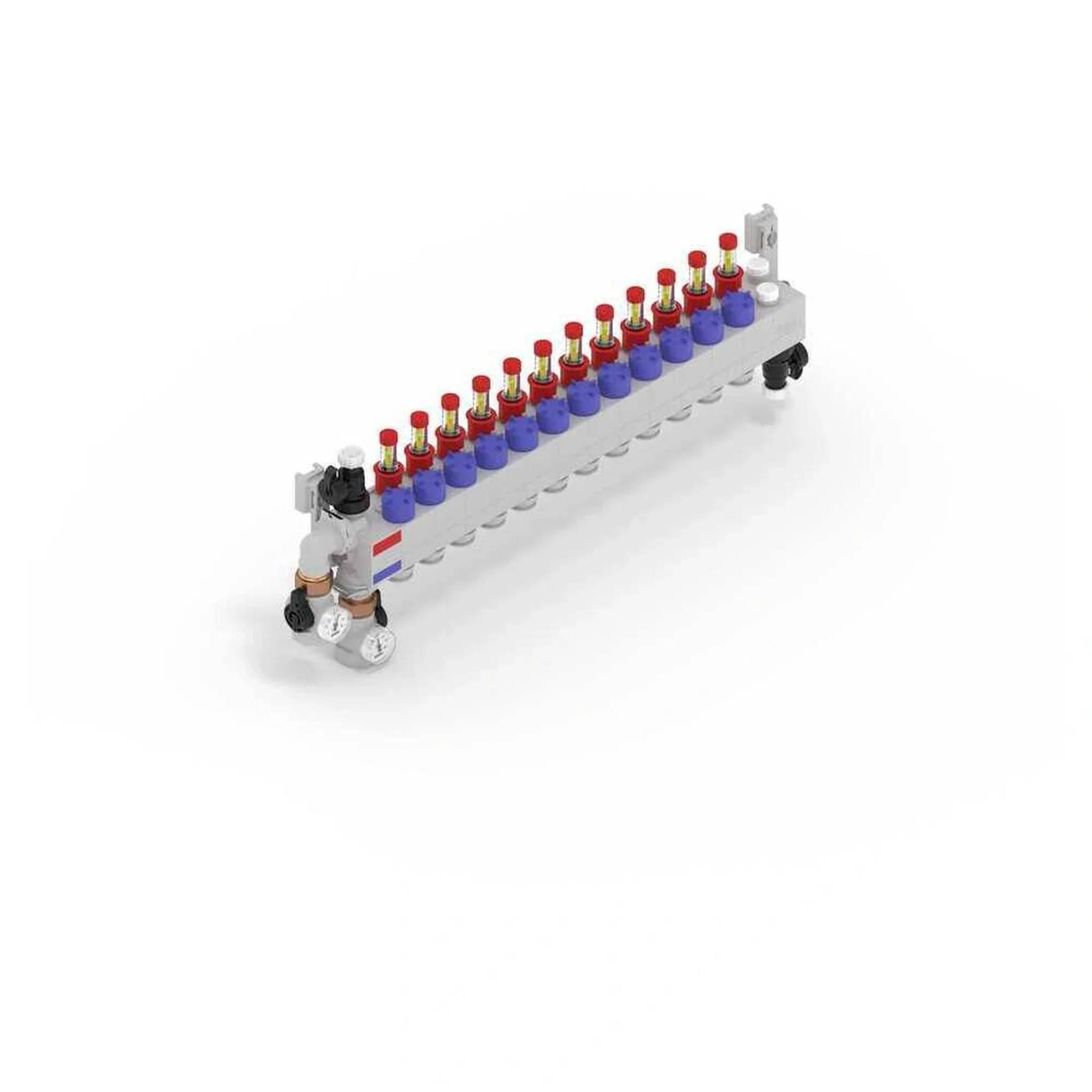 REHAU RAUTHERM SPEED, Verteiler, HKV-D Polymer, 12 Kreise, Konnektor 17, 1 Stk.