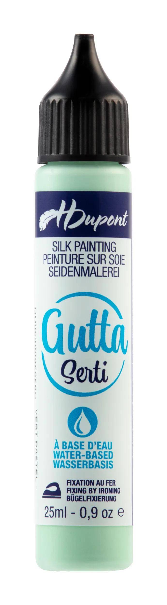 H Dupont 6x Gutta/Serti 25ml, Pastellgrün Pastellgrün DU0630025659C
