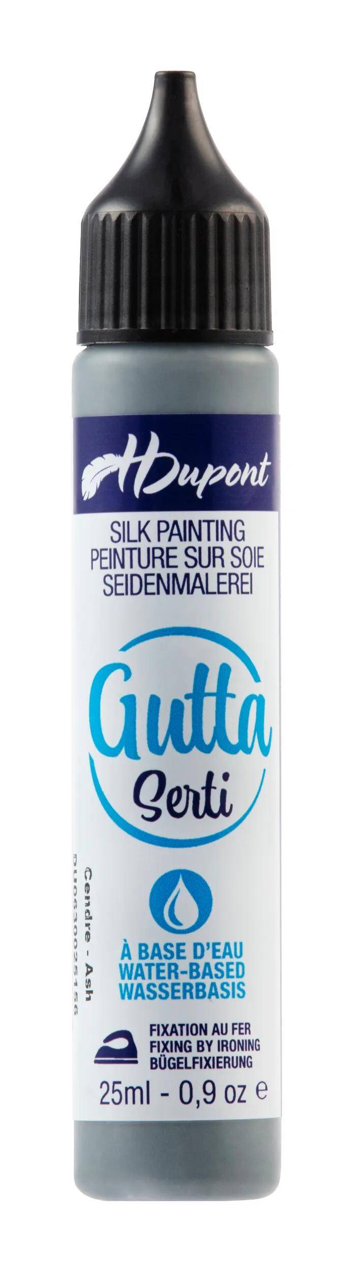 H Dupont 6x Gutta/Serti auf Wasserbasis, 25ml, Asche - Asche DU0630025156C