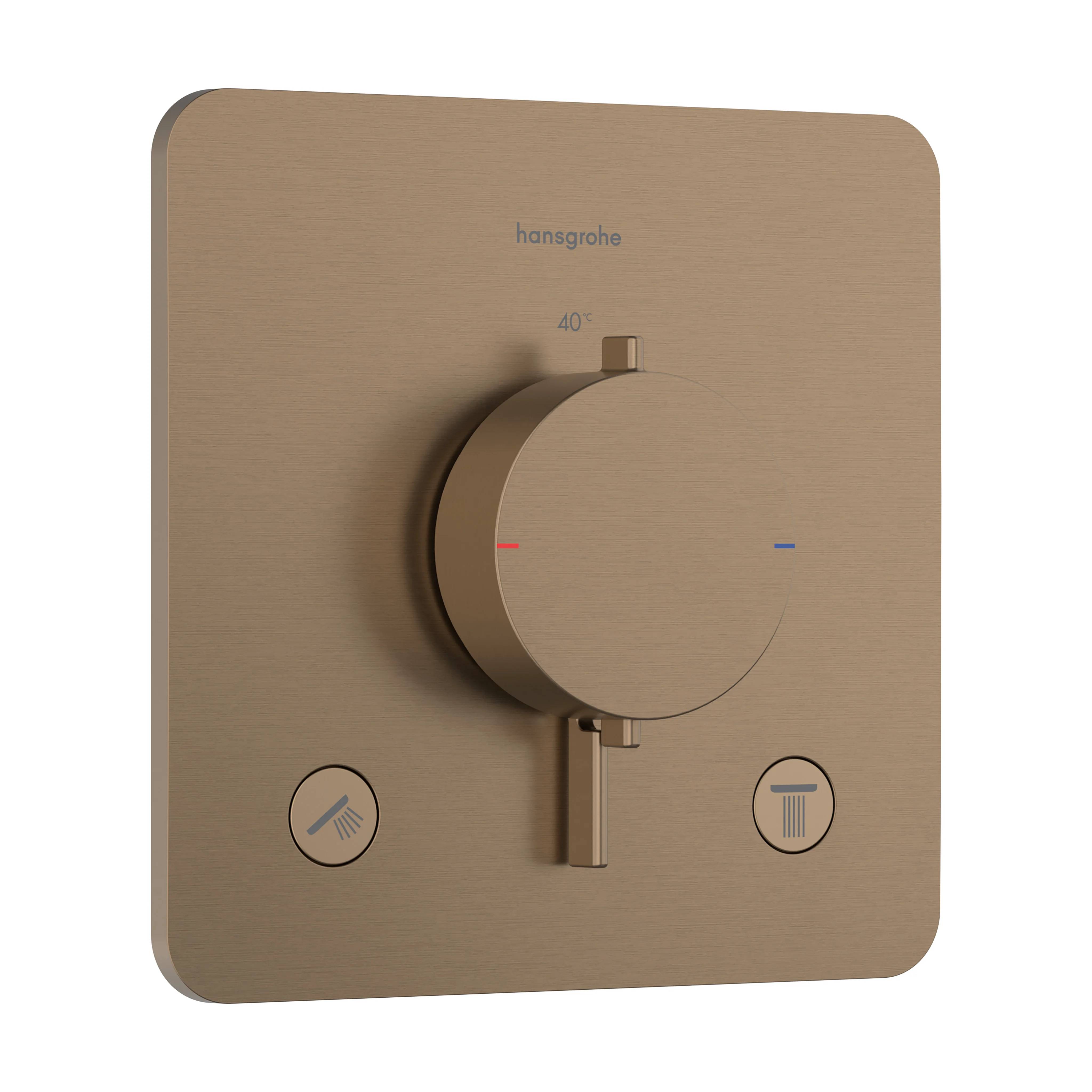 hansgrohe Thermostat UP Ecostat Comfort Q Fertigset 2 Verbraucher BBR, 1 Stk.