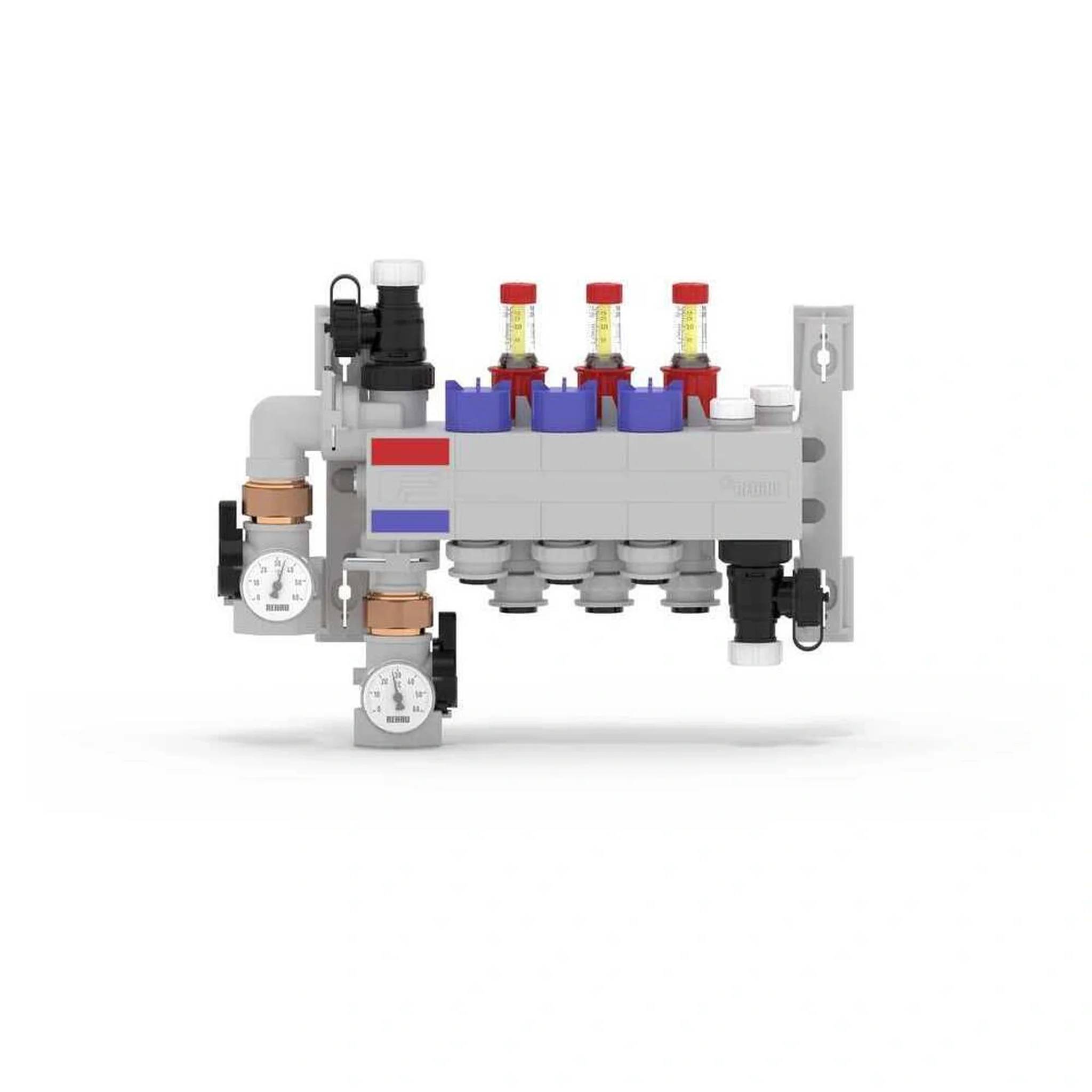 REHAU RAUTHERM SPEED, Verteiler, HKV-D Polymer, 3 Kreise, Konnektor 17, 1 Stk.