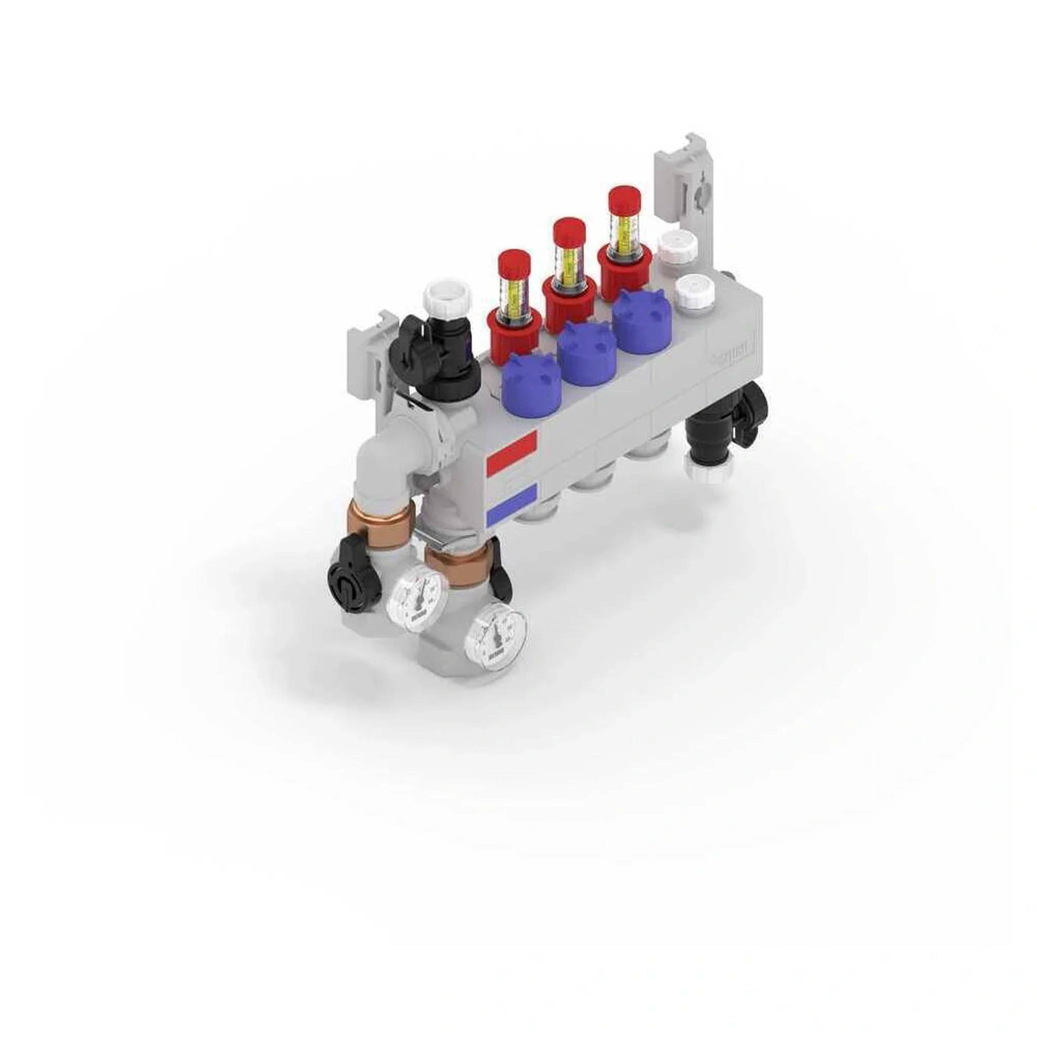 REHAU RAUTHERM SPEED, Verteiler, HKV-D Polymer, 3 Kreise, Konnektor 17, 1 Stk.