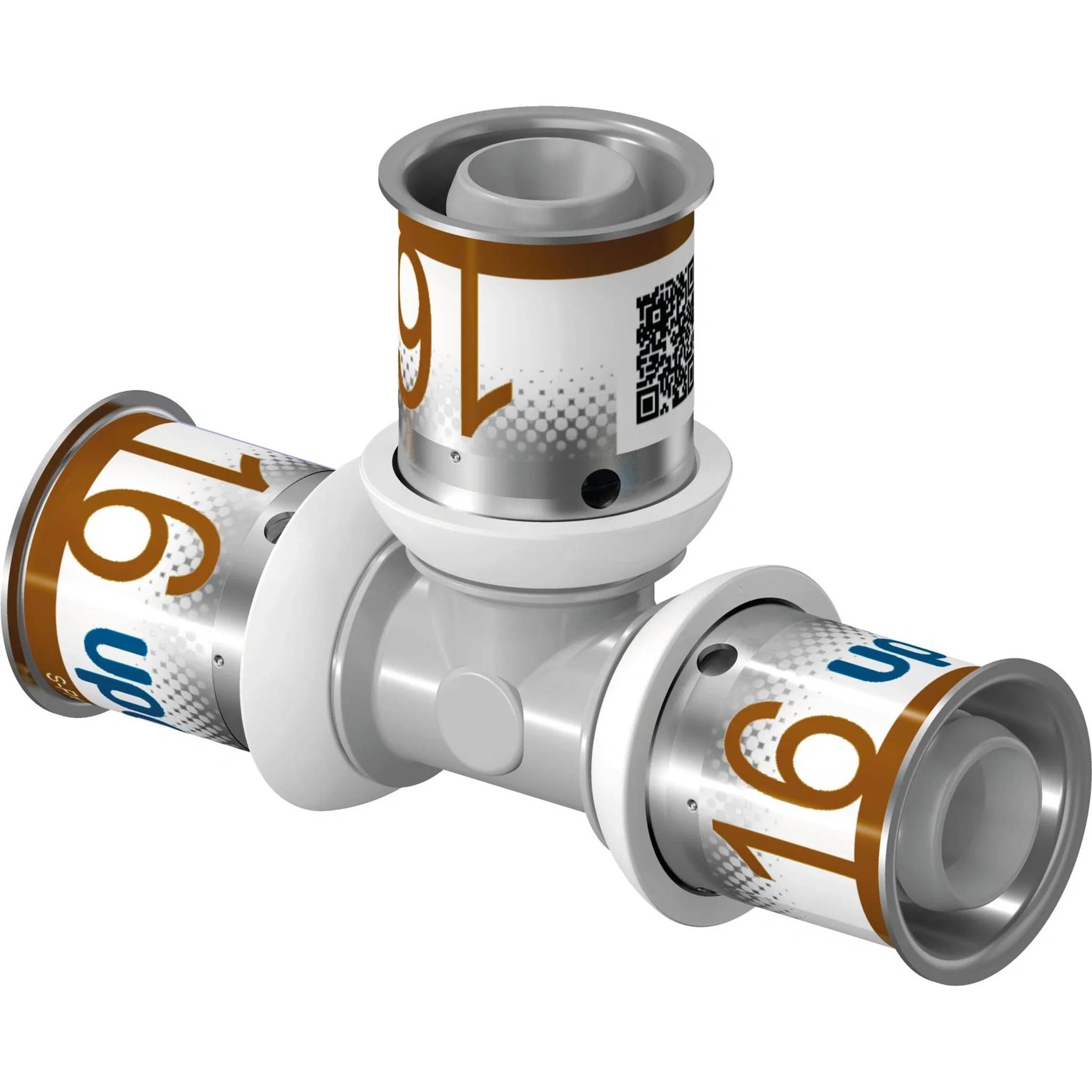 UPONOR S-Press PLUS, T-Stück, PPSU, 25-25-25, 1 Stk.