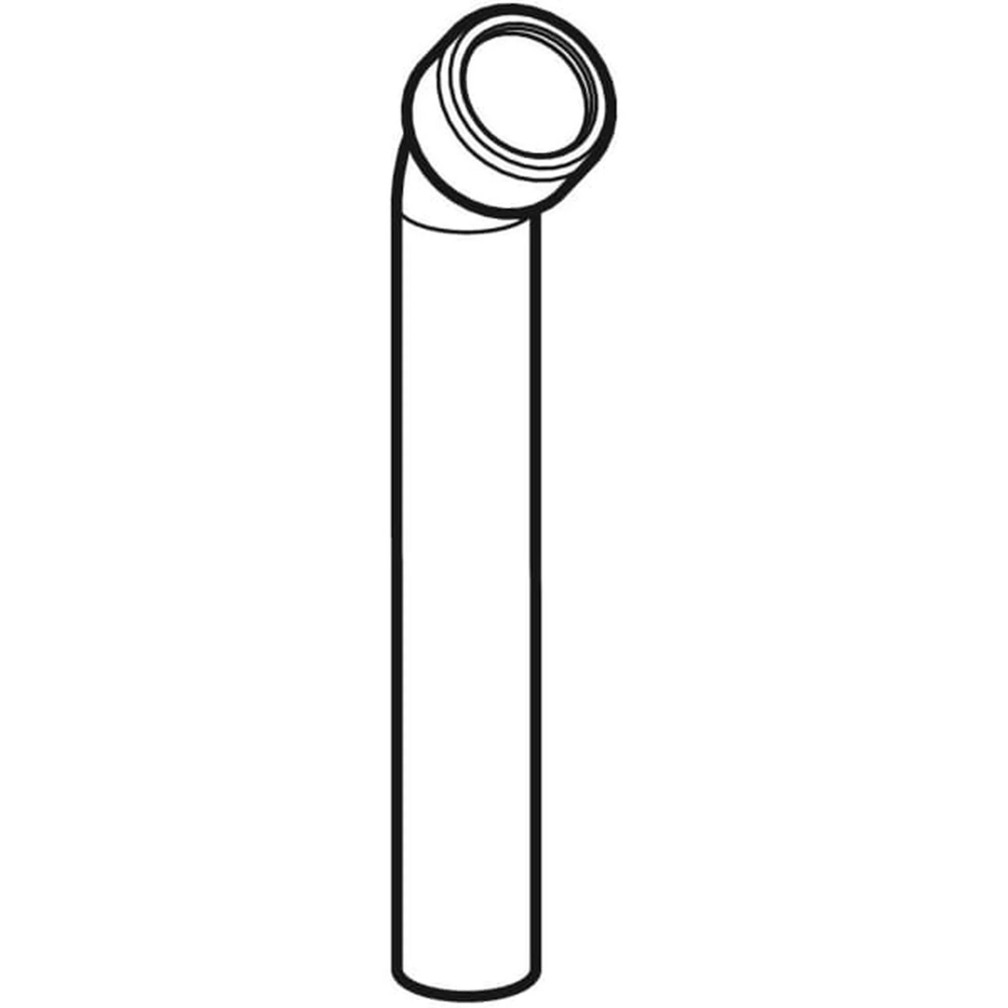 Geberit Anschlussbogen mit Quetschverschraub. 45 Gr. d40mm, PP, 1 Stk.