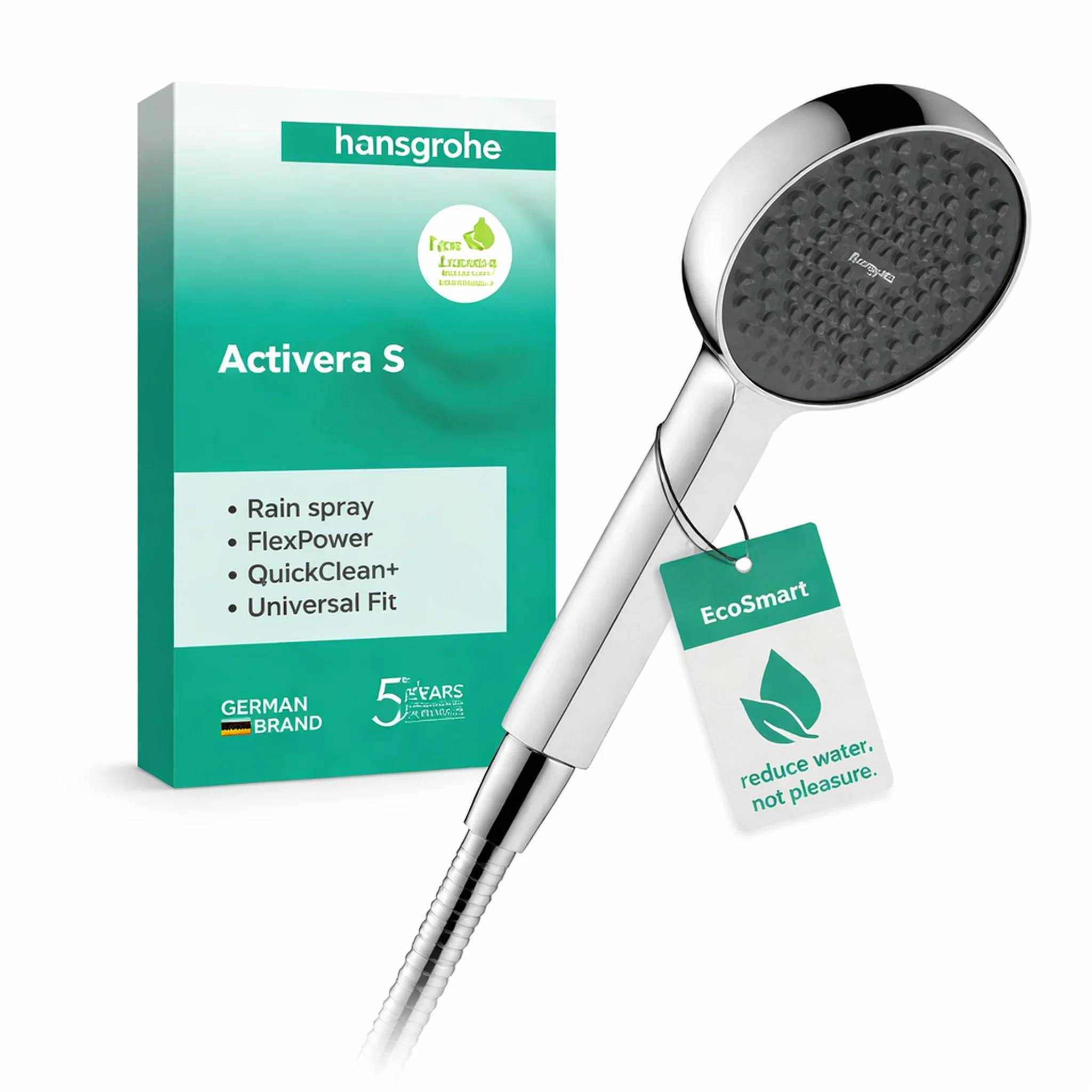 hansgrohe Activera S Handbrause 95 1jet EcoSmart, Chrom