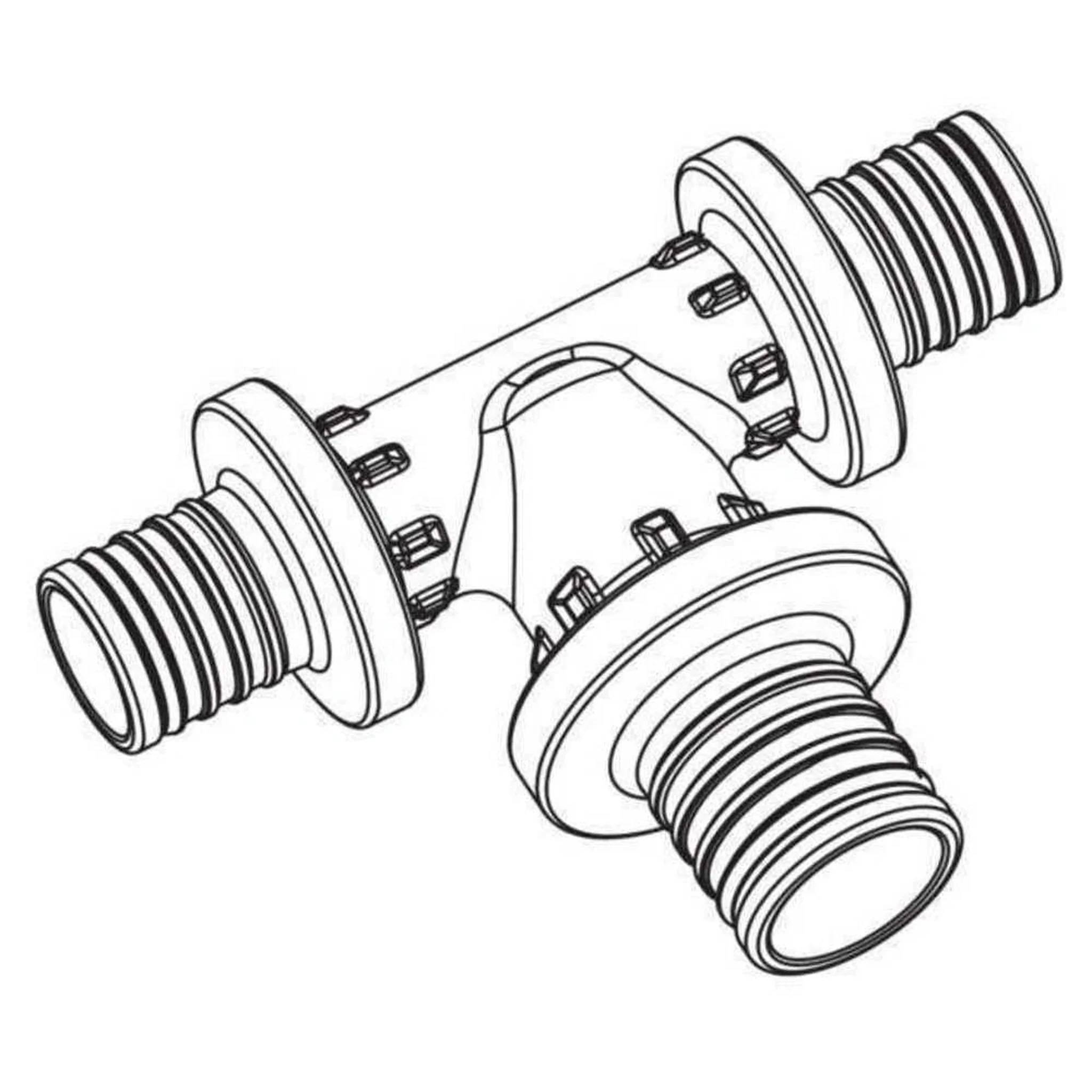 REHAU T-Stück RAUTITAN PX 25, 32, 25, 1 Stk.