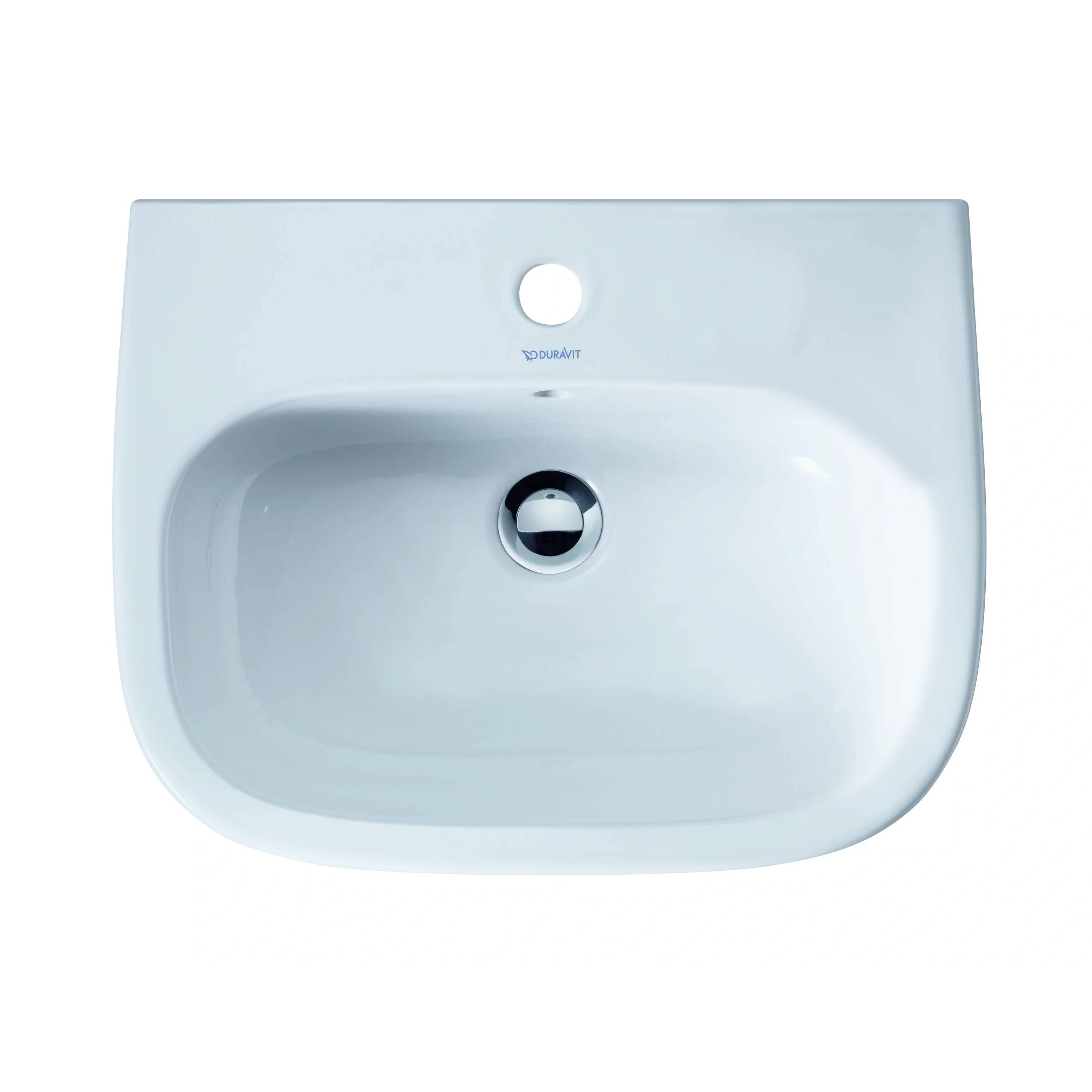 Duravit D-Code, Waschtisch, Weiß, Hochglanz, 550 mm, 23105500002, 1 Stk.