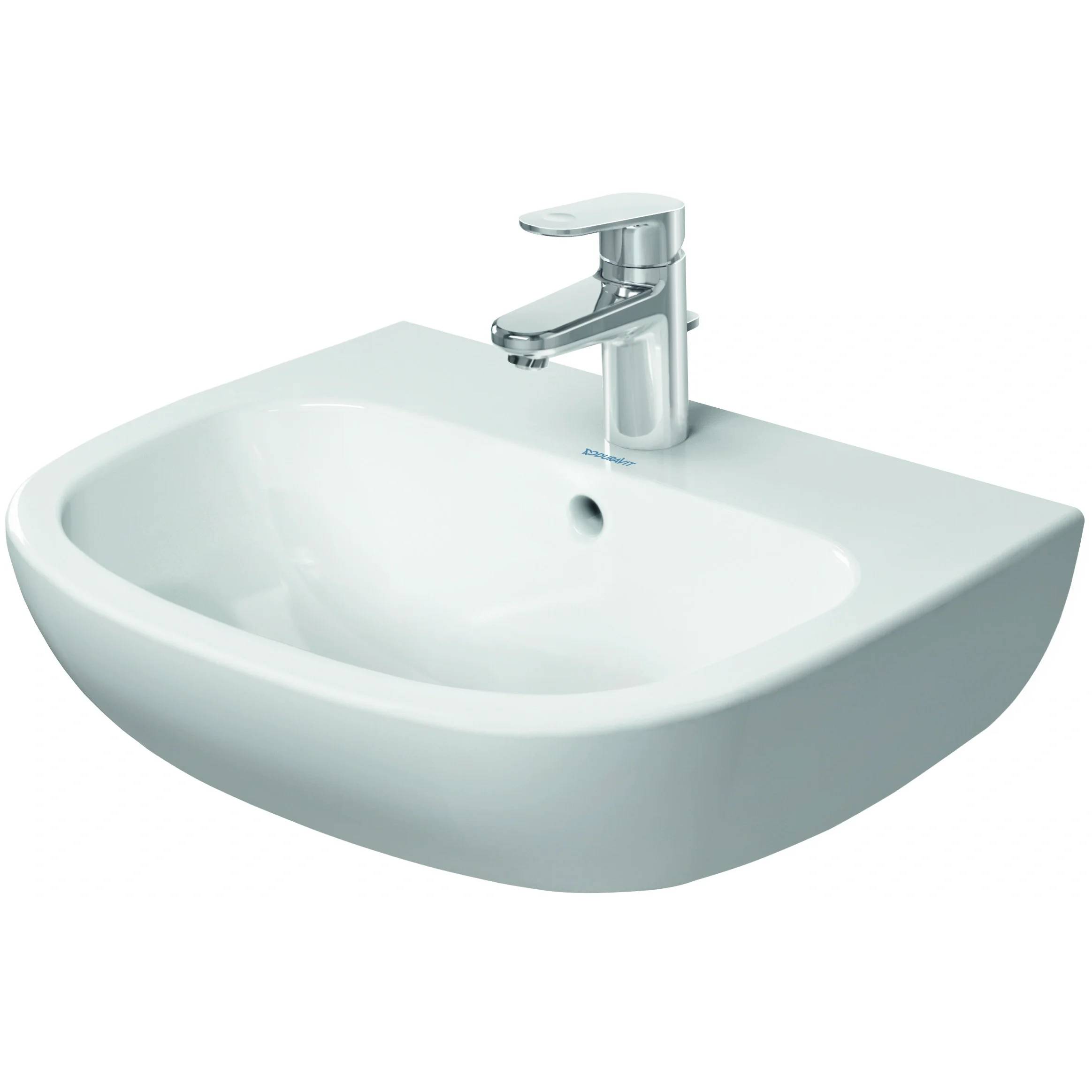 Duravit D-Code, Waschtisch, Weiß, Hochglanz, 550 mm, 23105500002, 1 Stk.