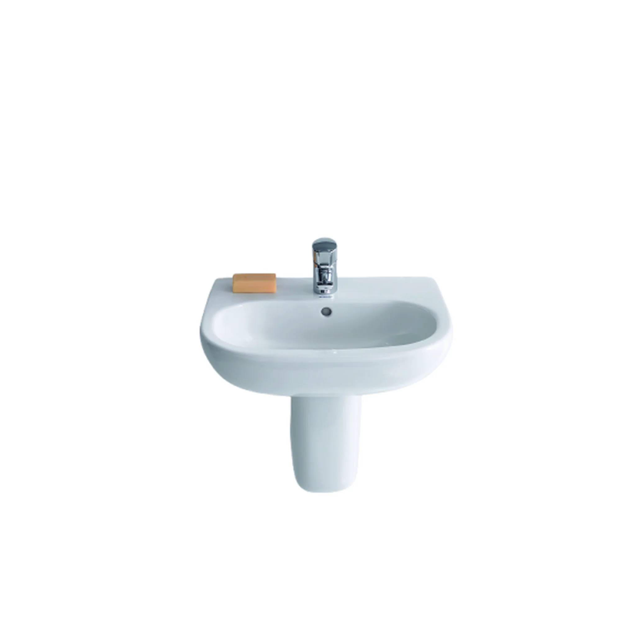 Duravit D-Code, Waschtisch, Weiß, Hochglanz, 550 mm, 23105500002, 1 Stk.